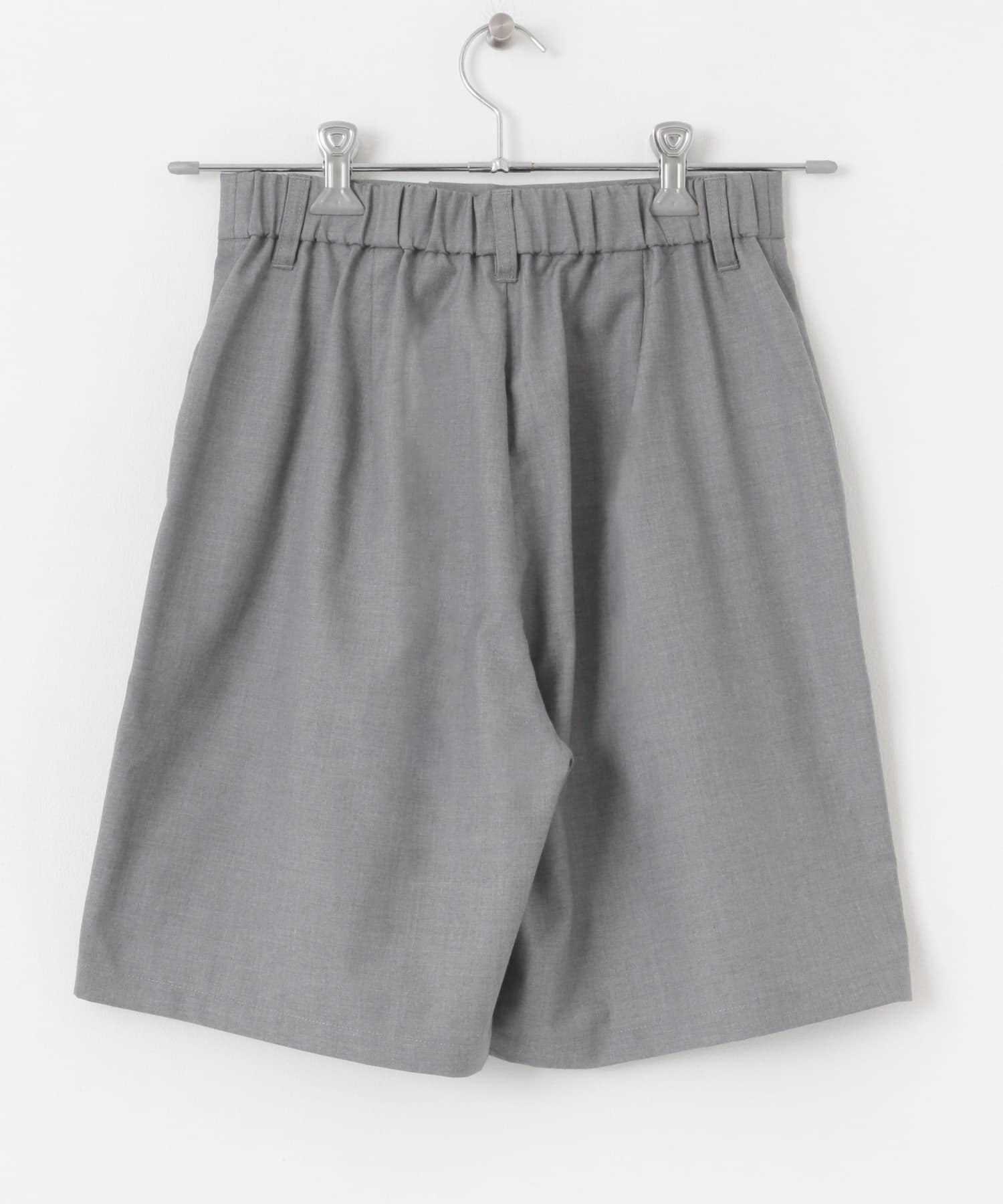 ピンタックショートパンツ L.GRAY one