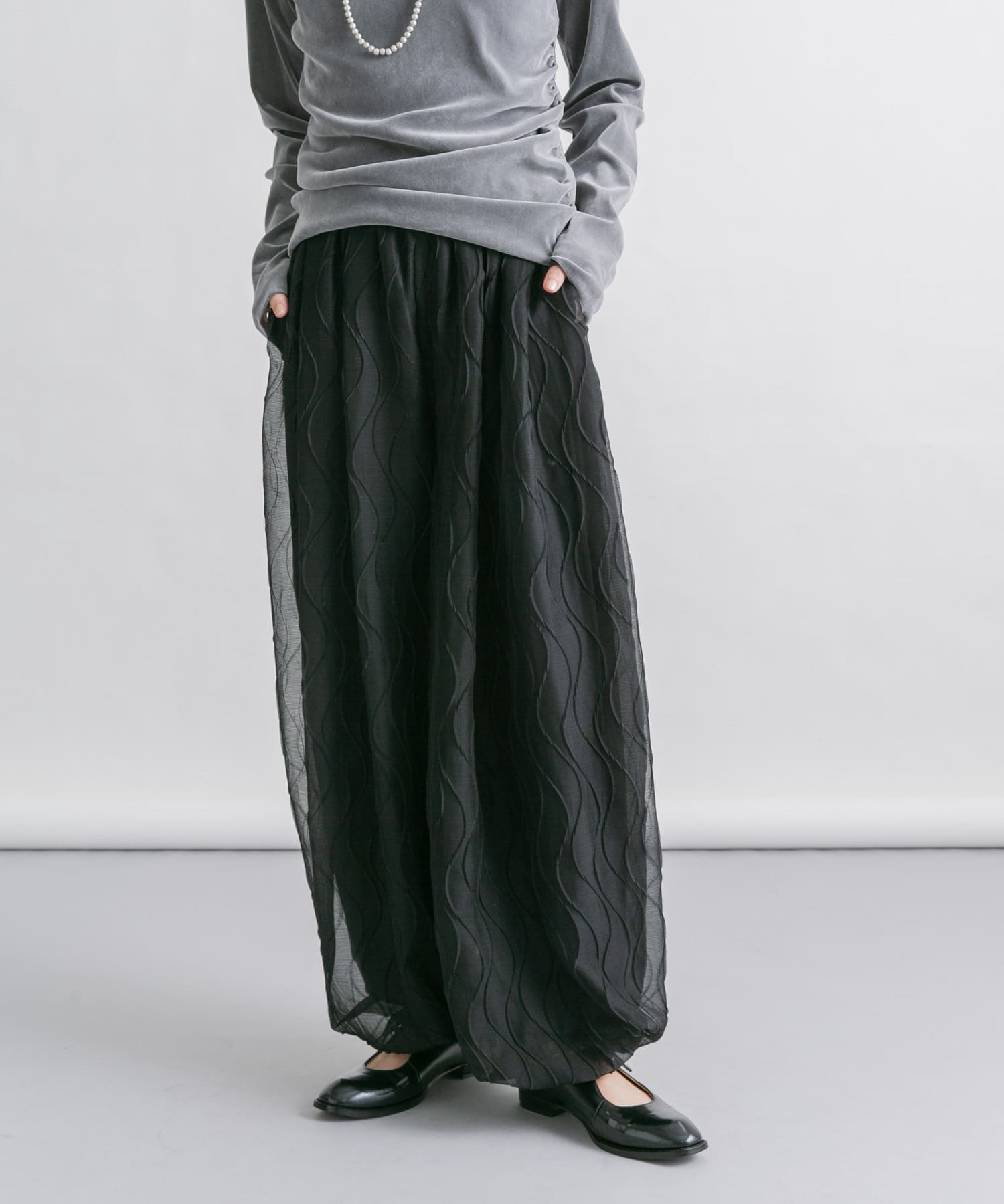 身長：160cm サイズ：one