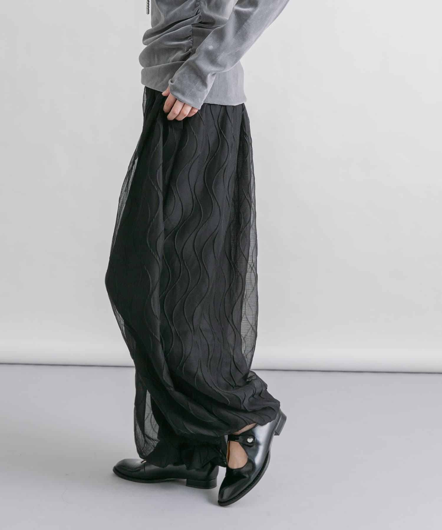 身長：160cm サイズ：one