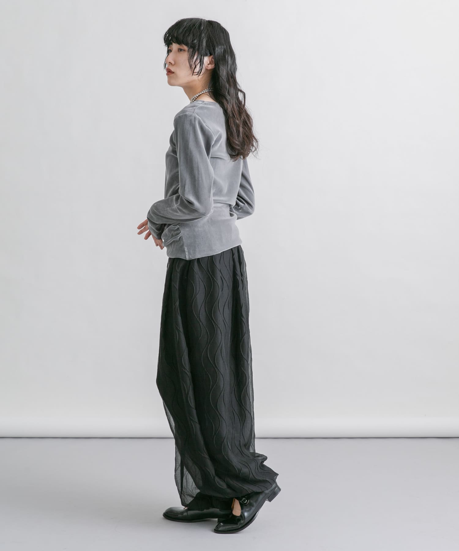 身長：160cm サイズ：one