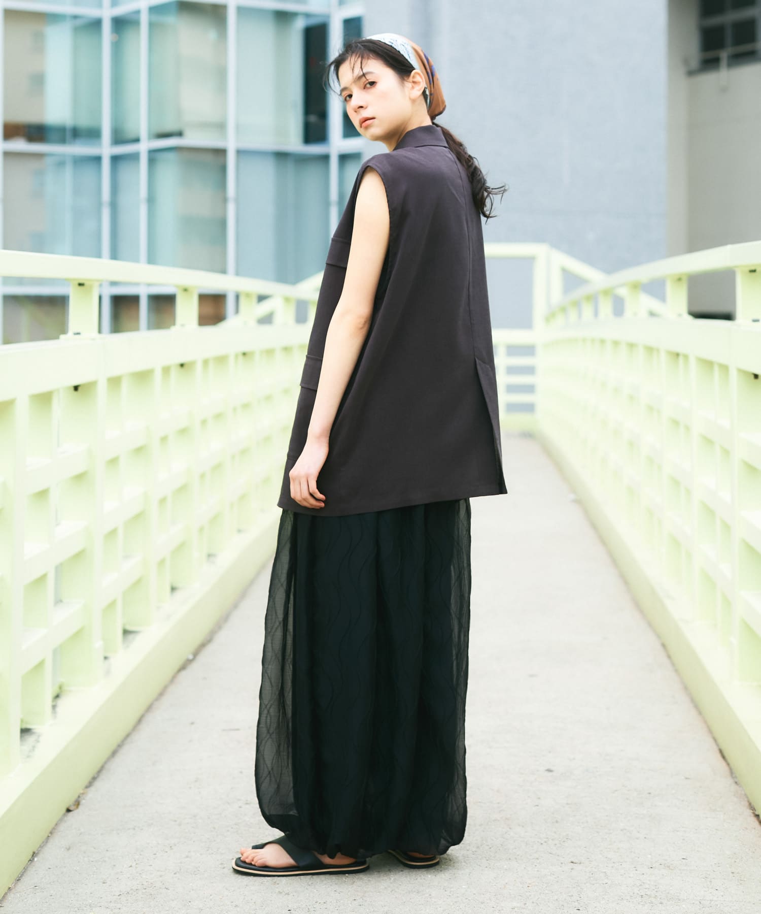 身長：164cm サイズ：one