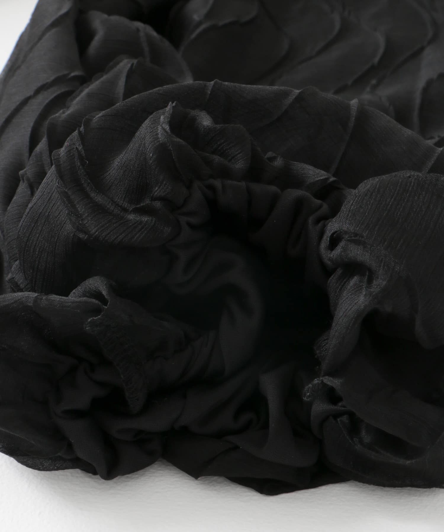 ウェーブバルーンパンツ BLACK one