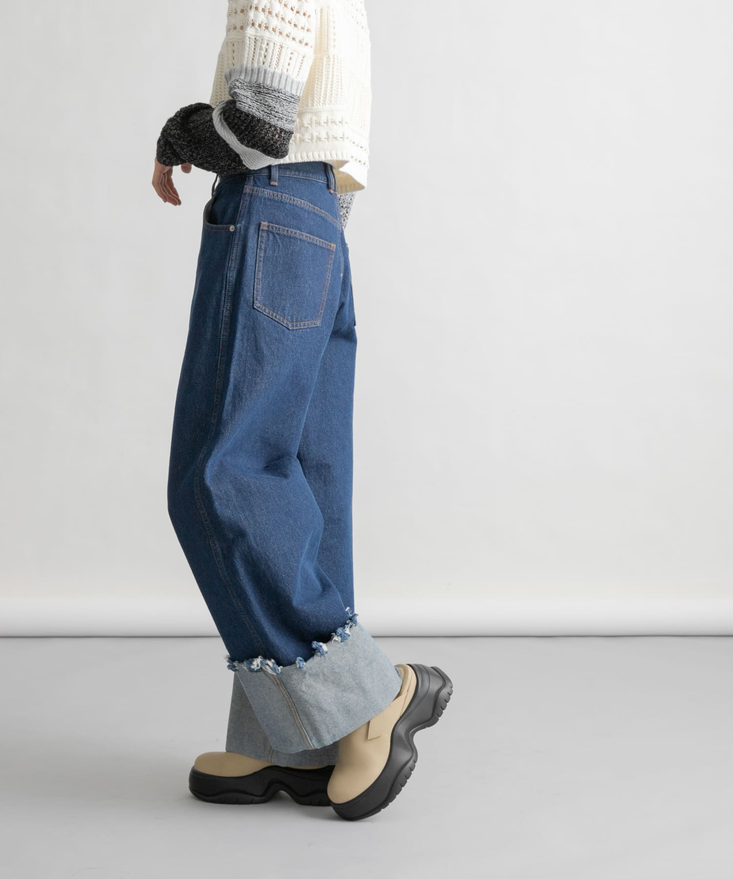 B02143 TODAYFUL トゥデイフル ロールアップワイドデニム B02143 TODAYFUL トゥデイフル ロールアップワイドデニム パンツ