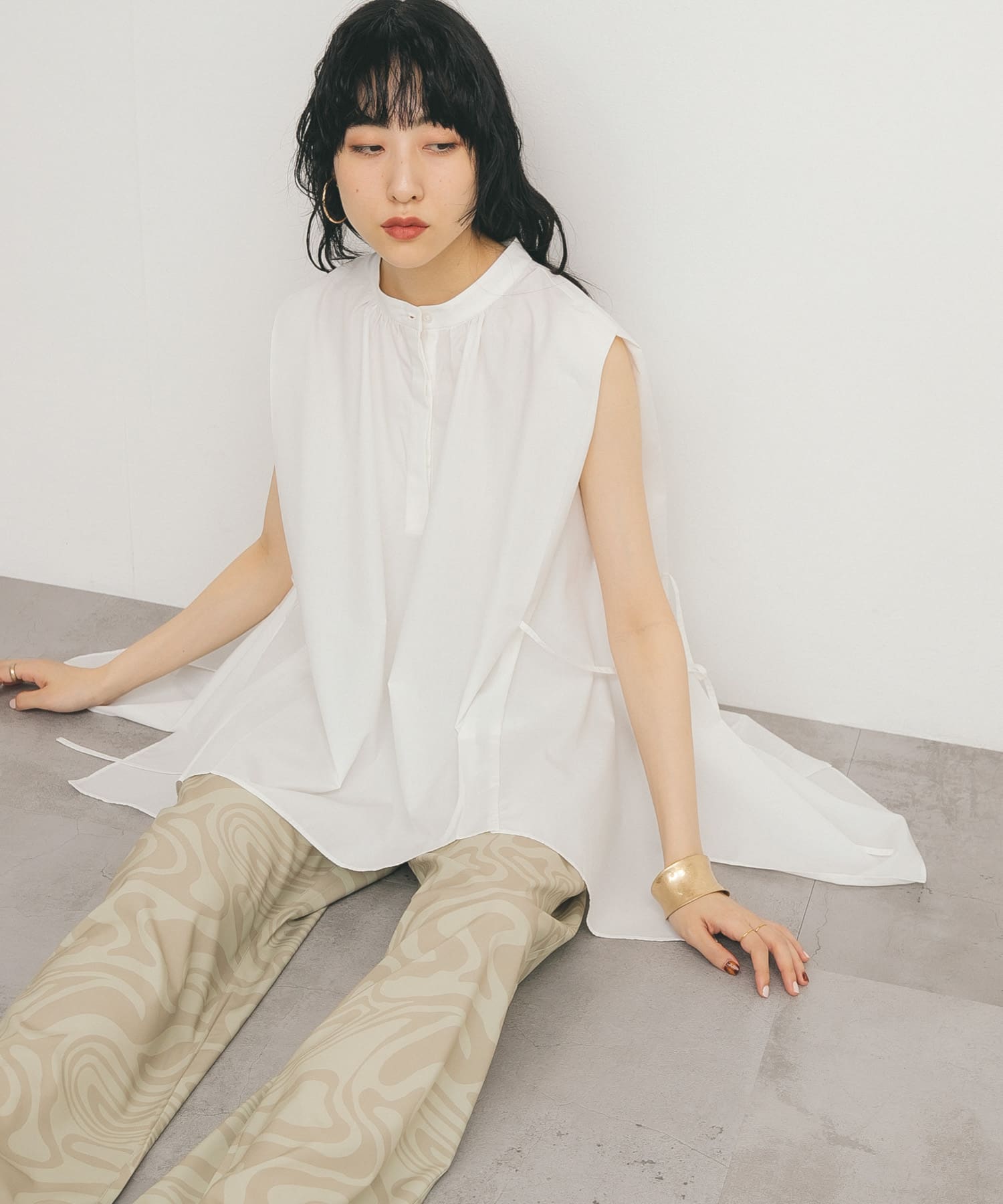 身長：160cm サイズ：one