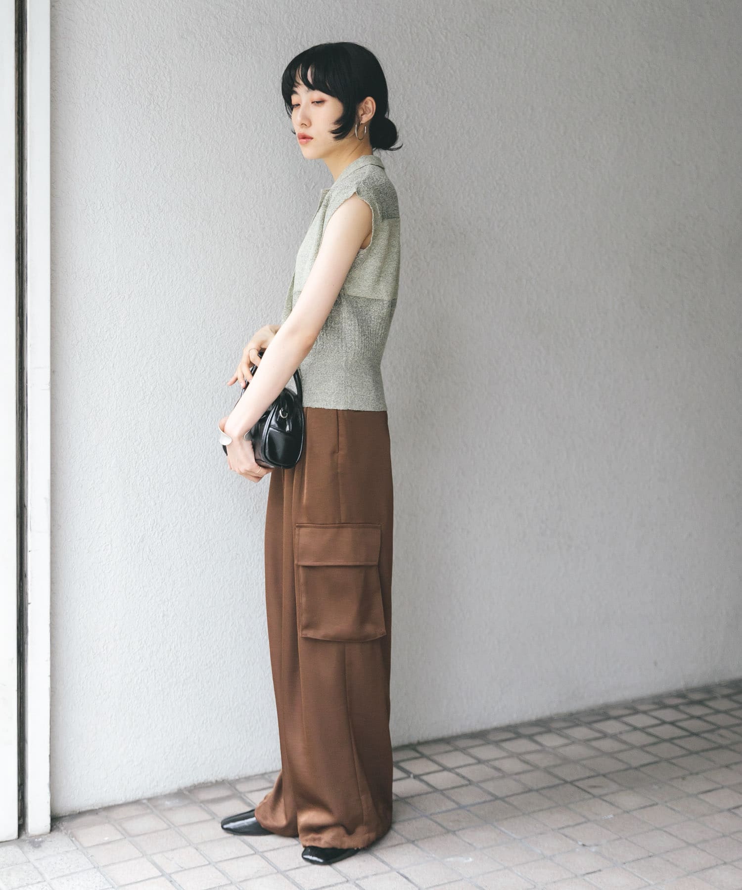 身長：160cm サイズ：one