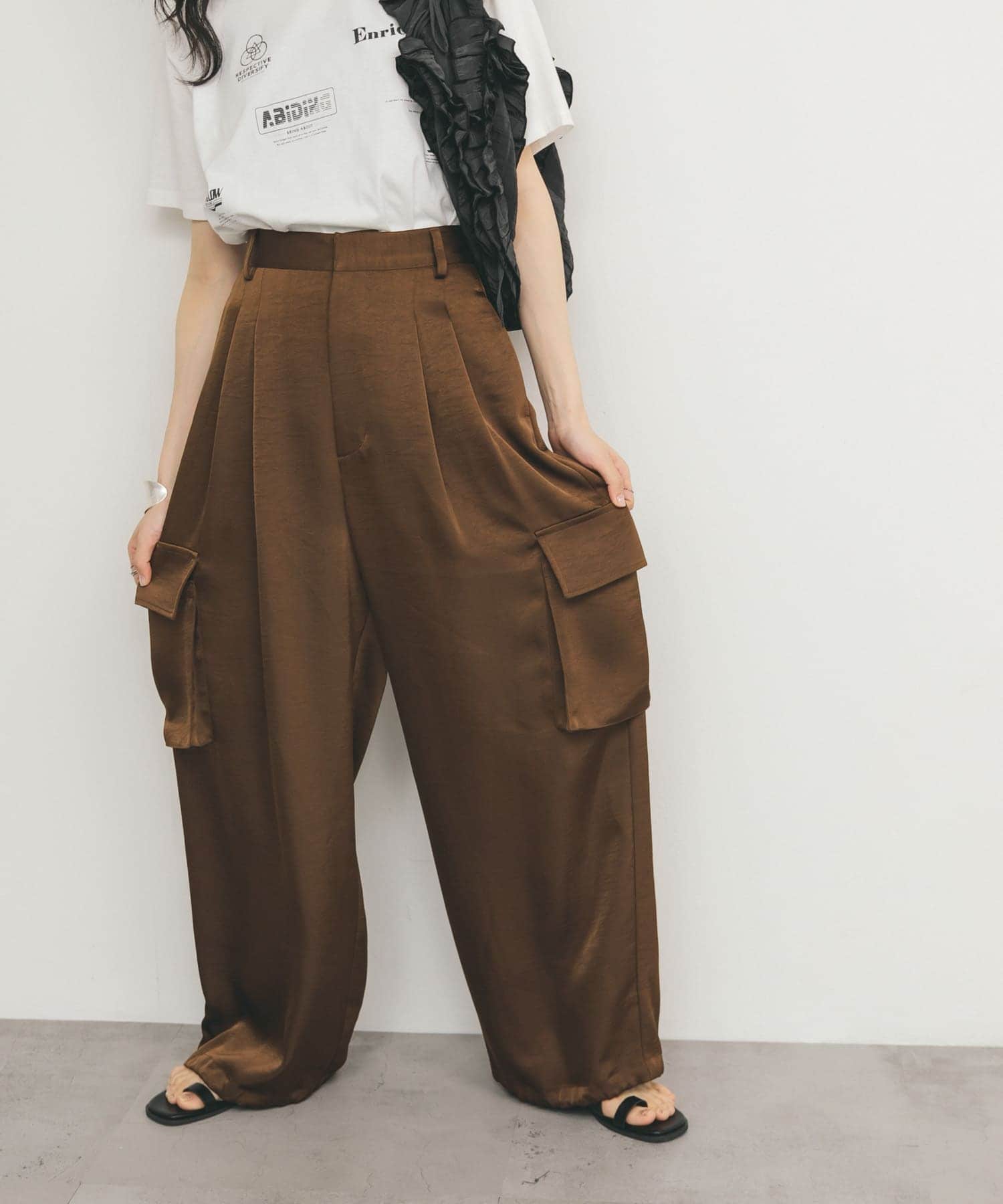 身長：160cm サイズ：one