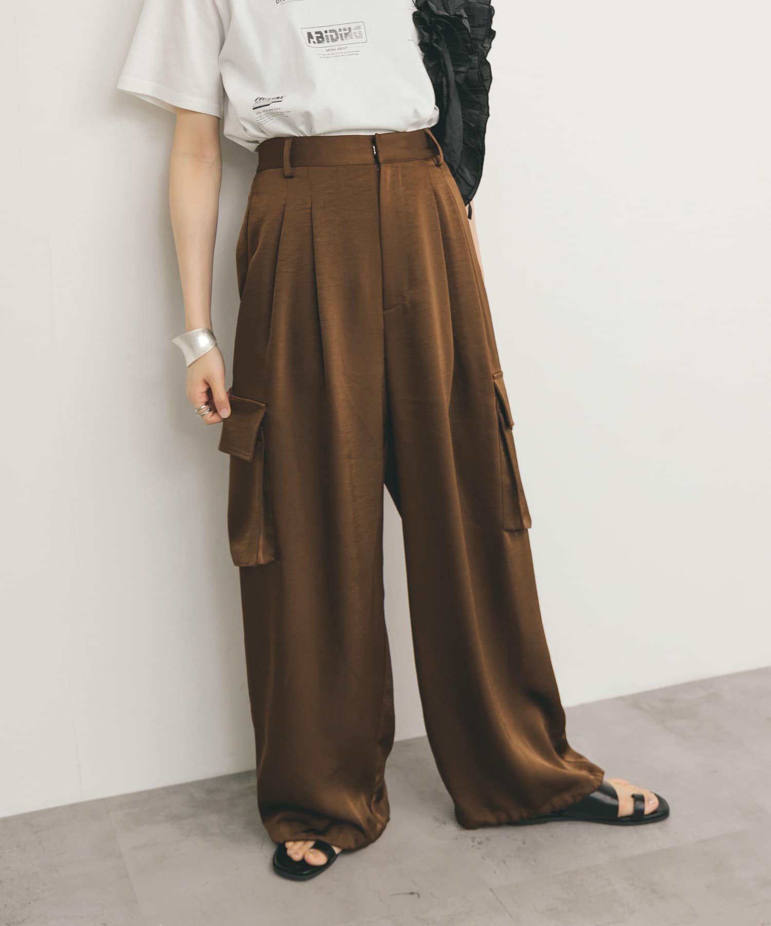 身長：160cm サイズ：one