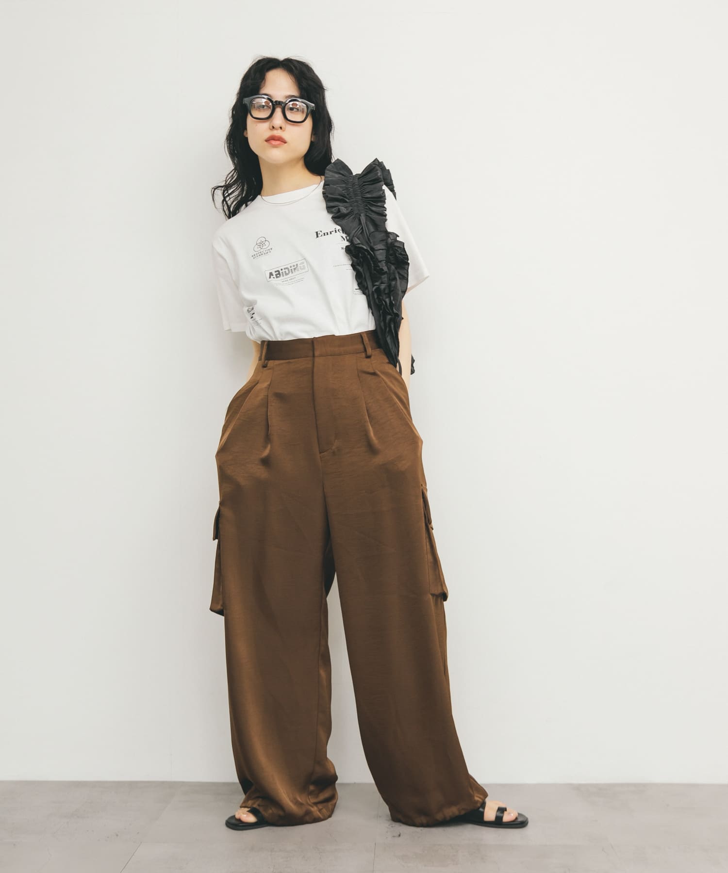 身長：160cm サイズ：one