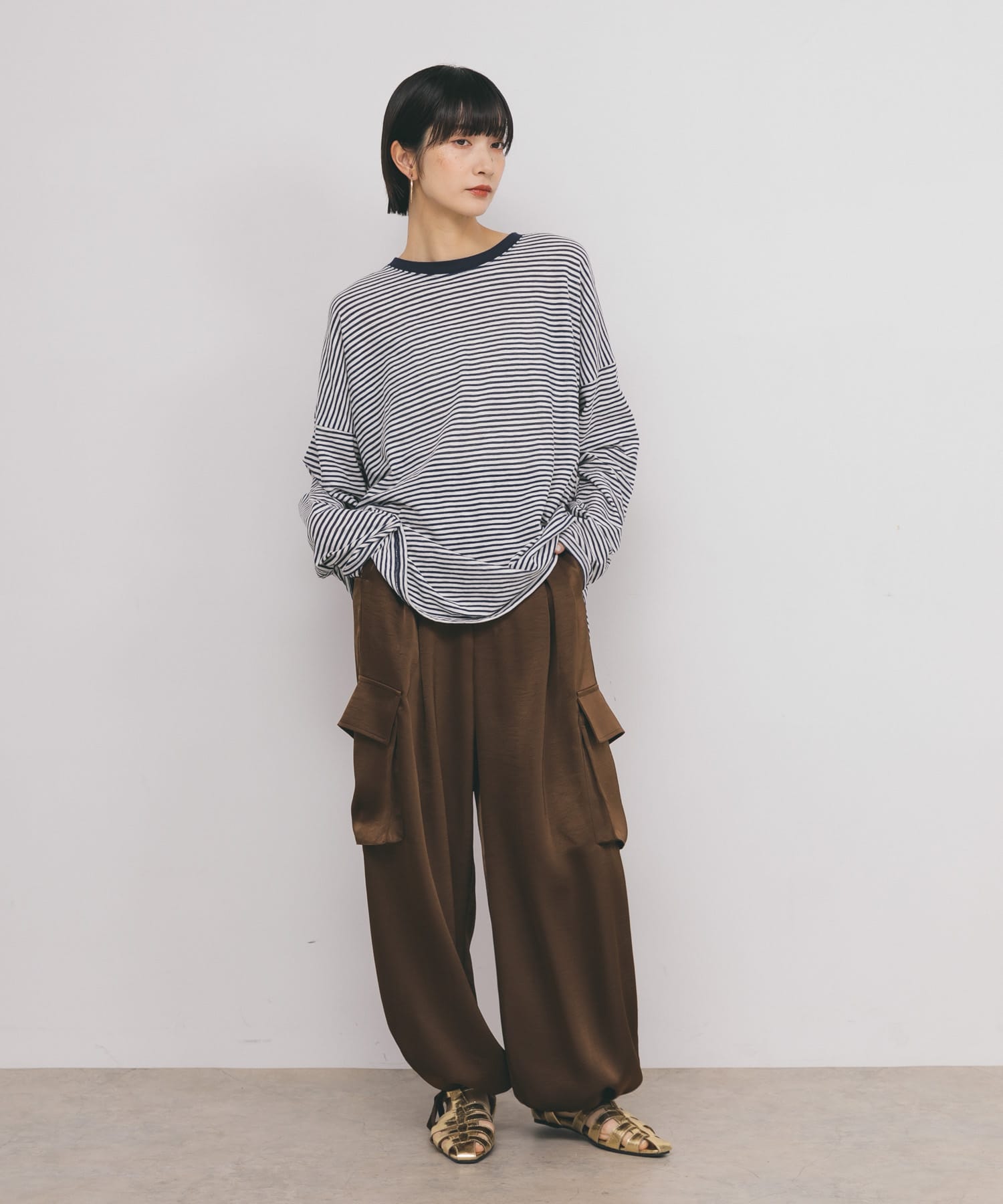 身長：159cm サイズ：one