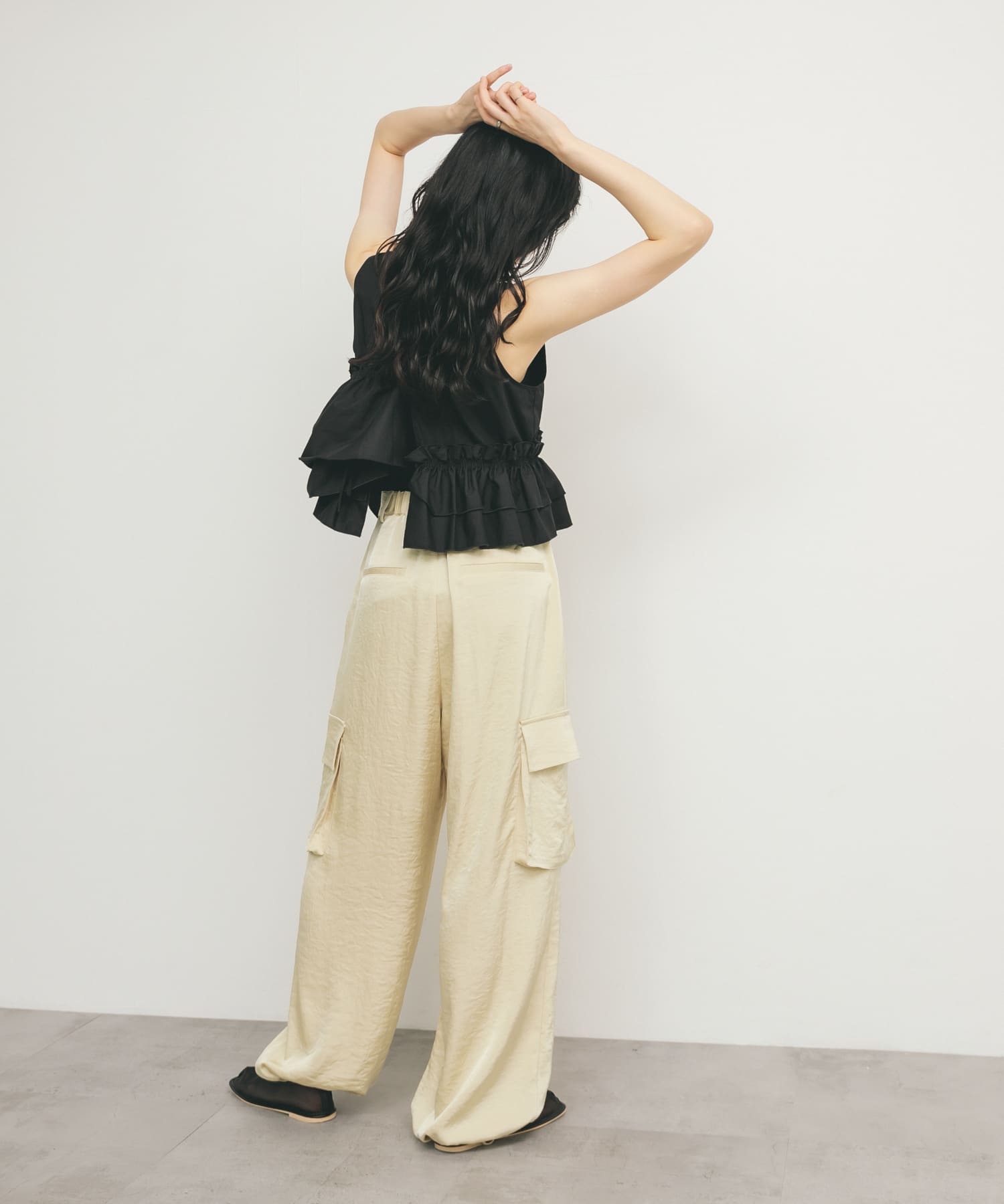 身長：160cm サイズ：one