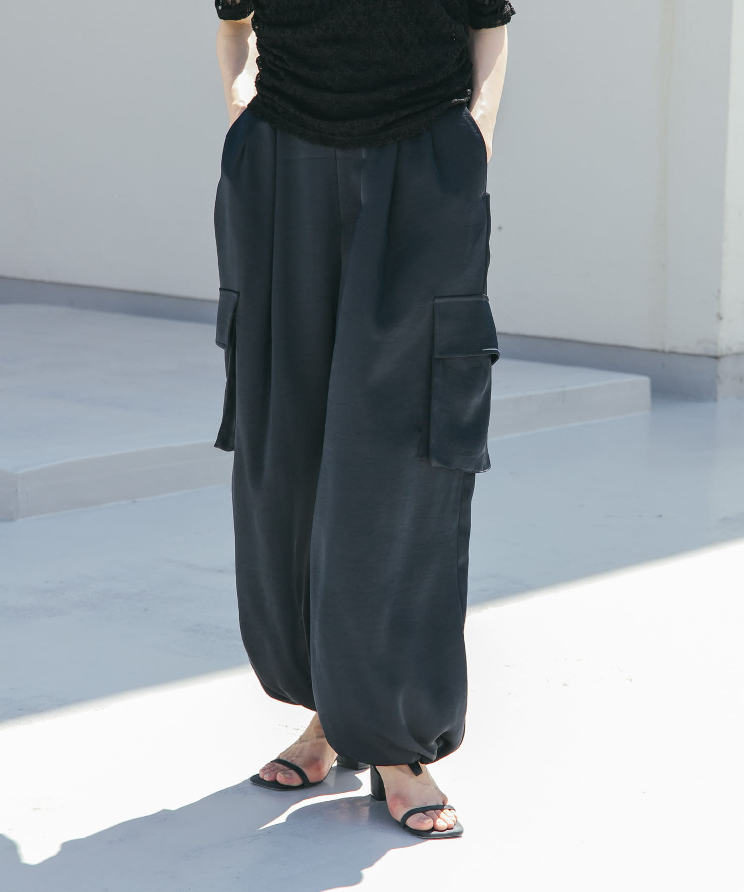 身長：160cm サイズ：one