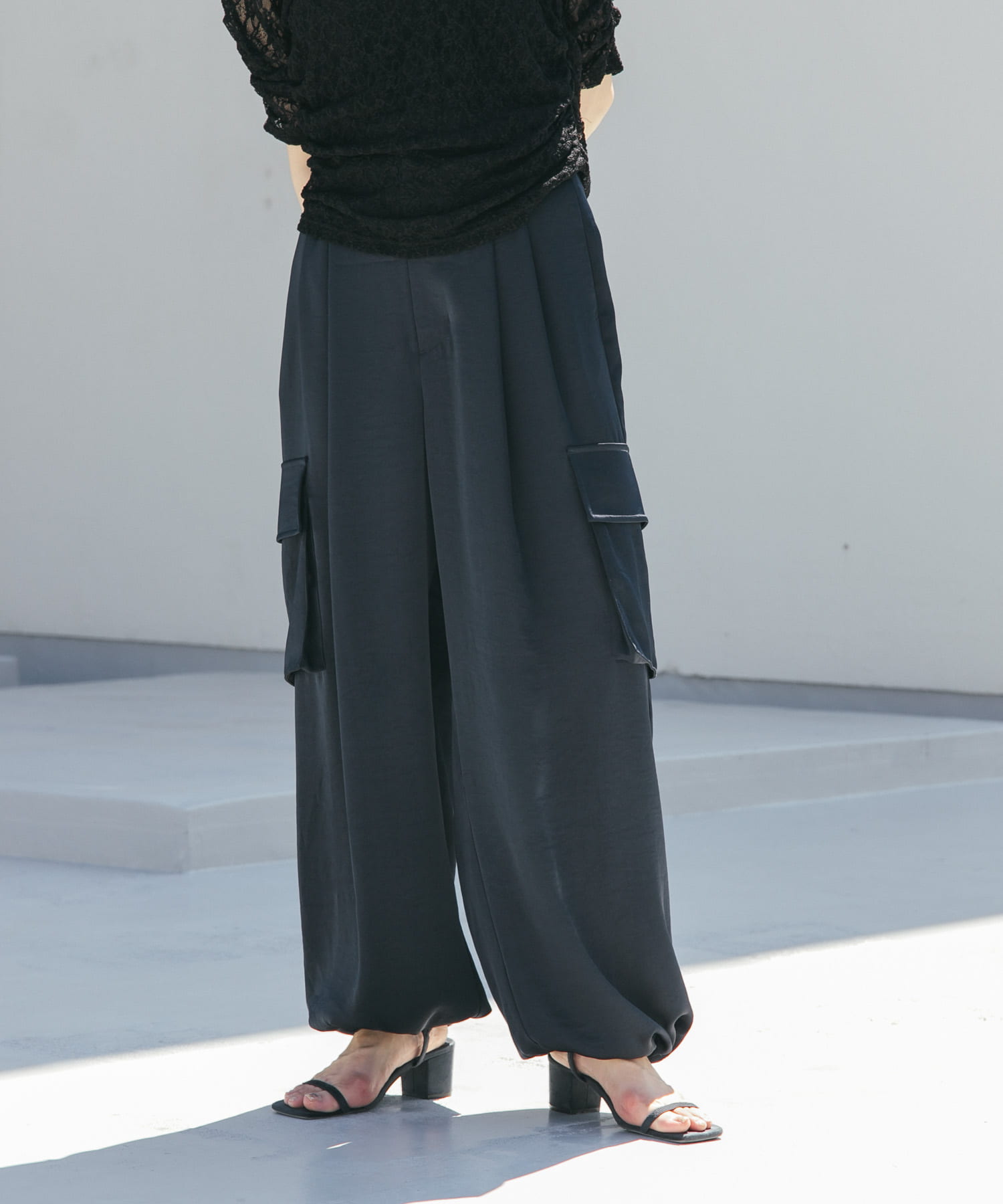 身長：160cm サイズ：one