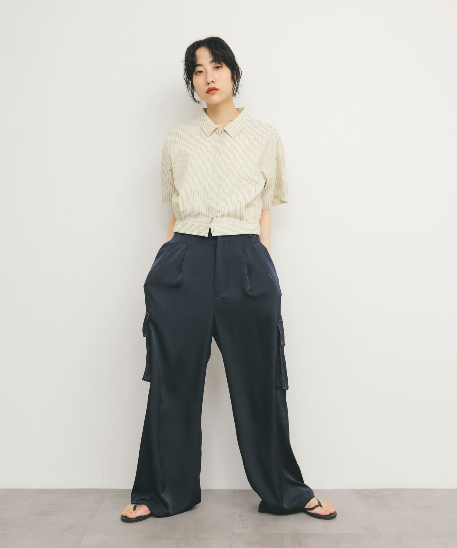 身長：160cm サイズ：one