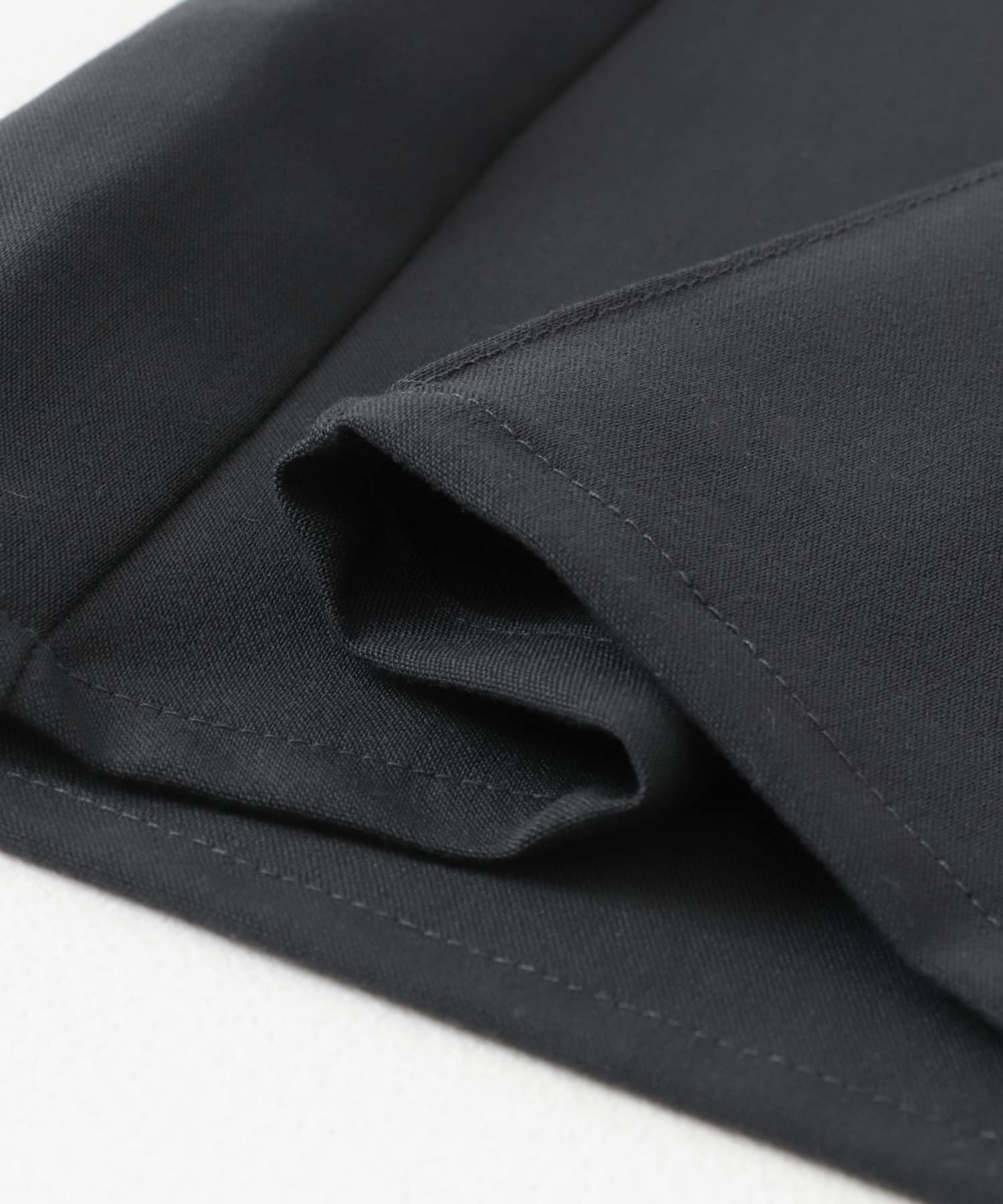 『2サイズ展開』スカートレイヤードフレアパンツ CHARCOAL 36