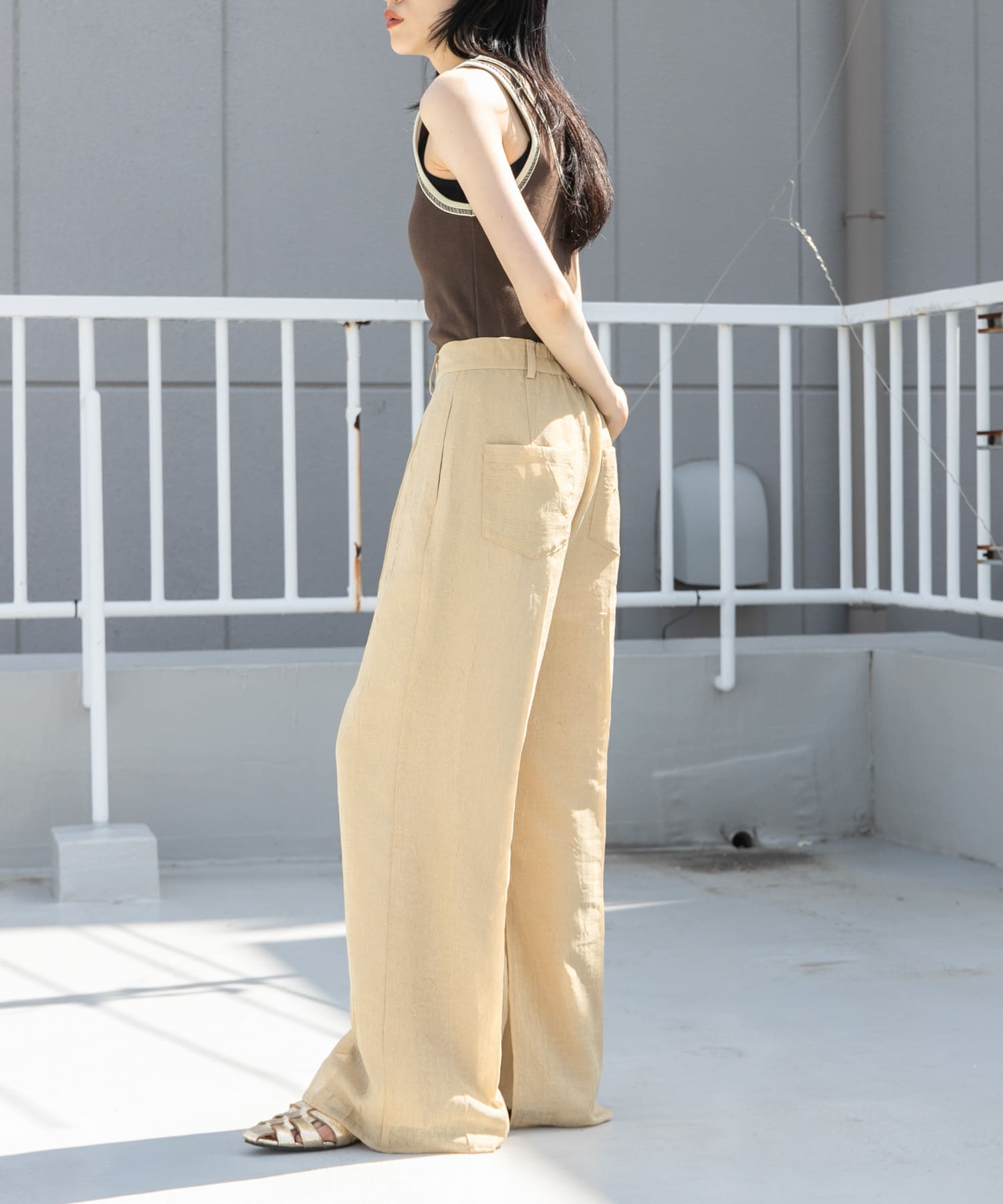 身長：160cm サイズ：one