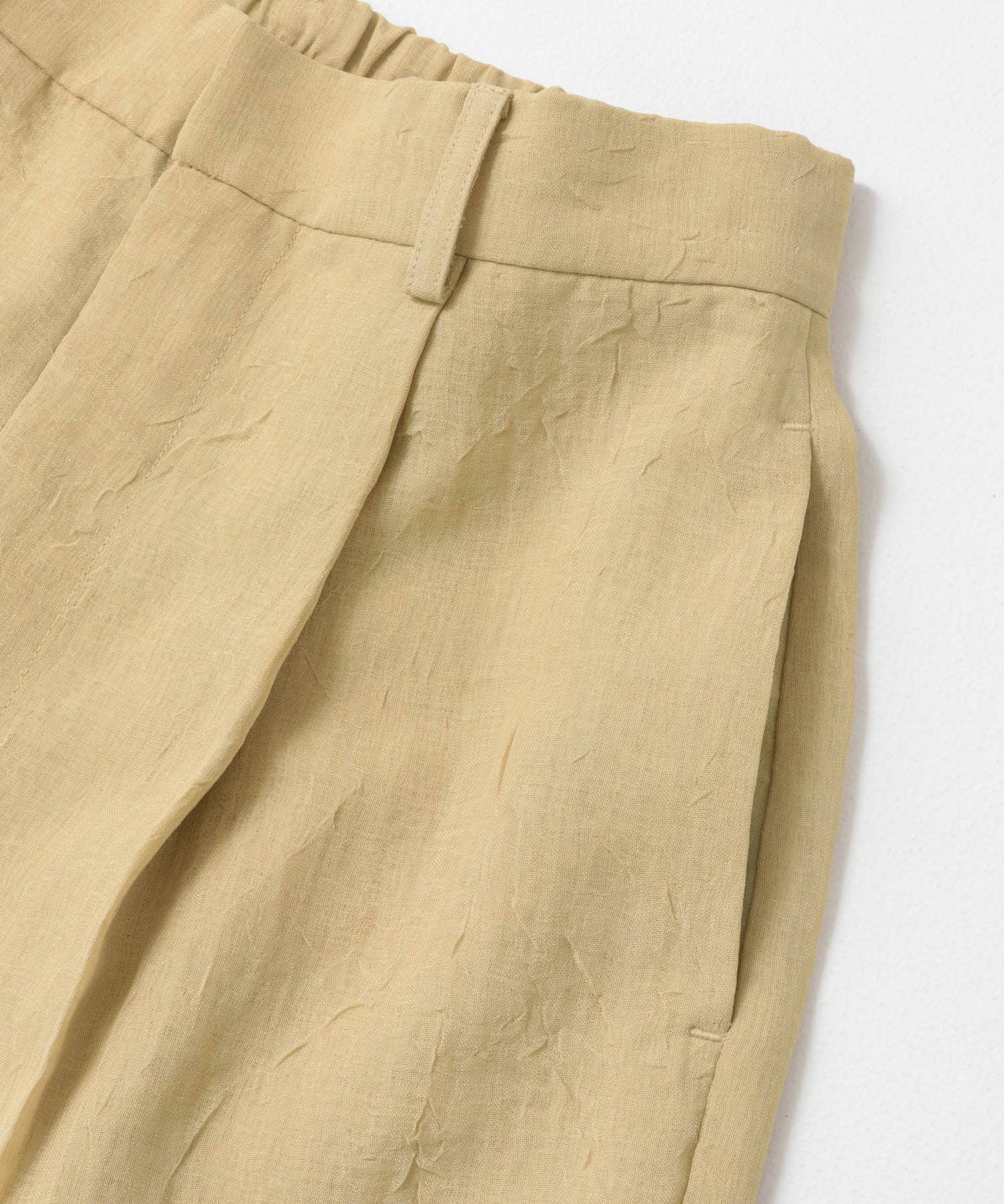シアーレイヤードパンツ BEIGE one