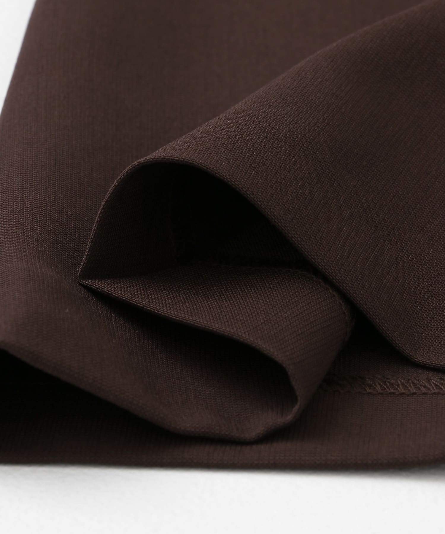 『2サイズ展開』スリムフレアパンツ BROWN 36