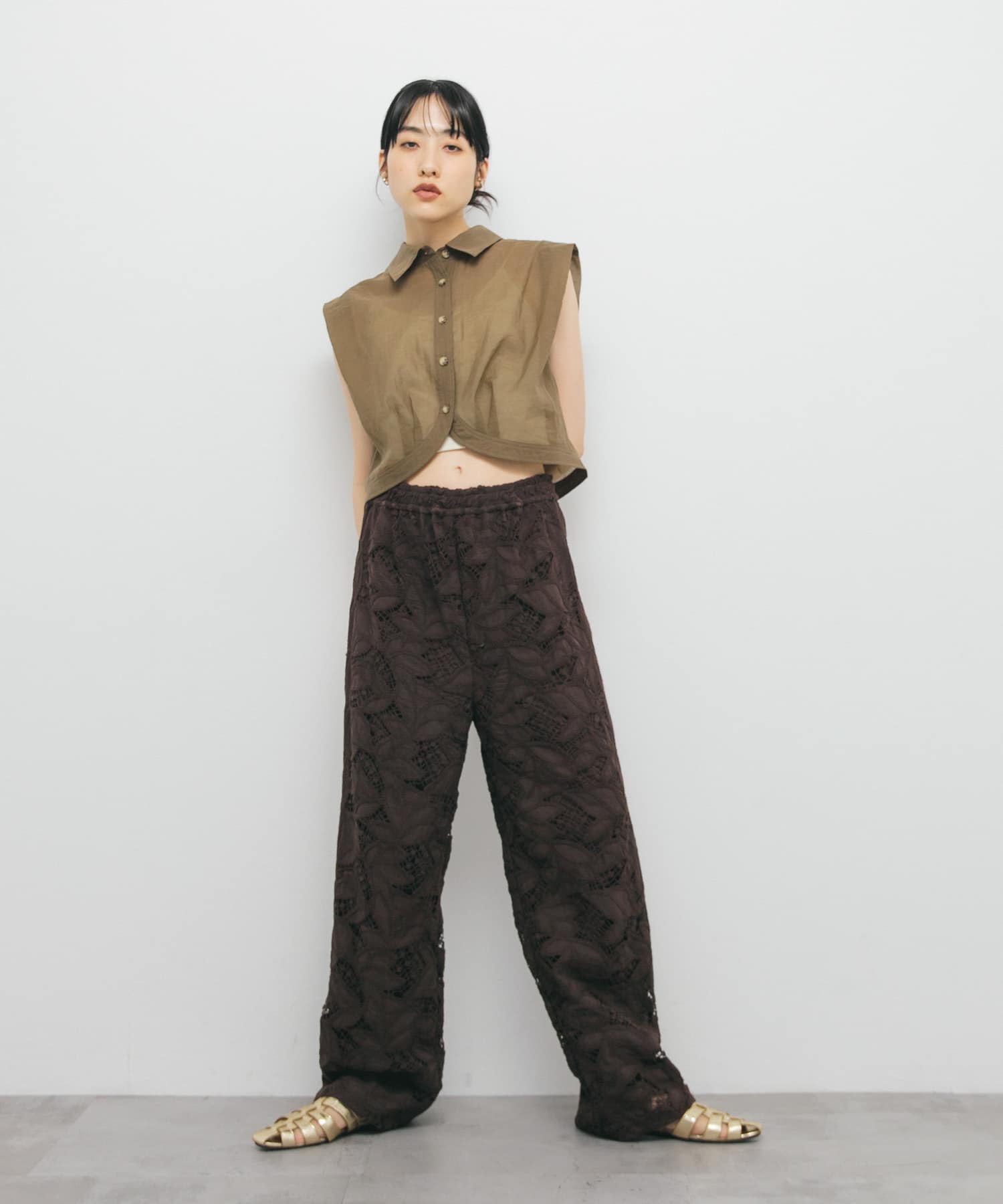 身長：160cm サイズ：one