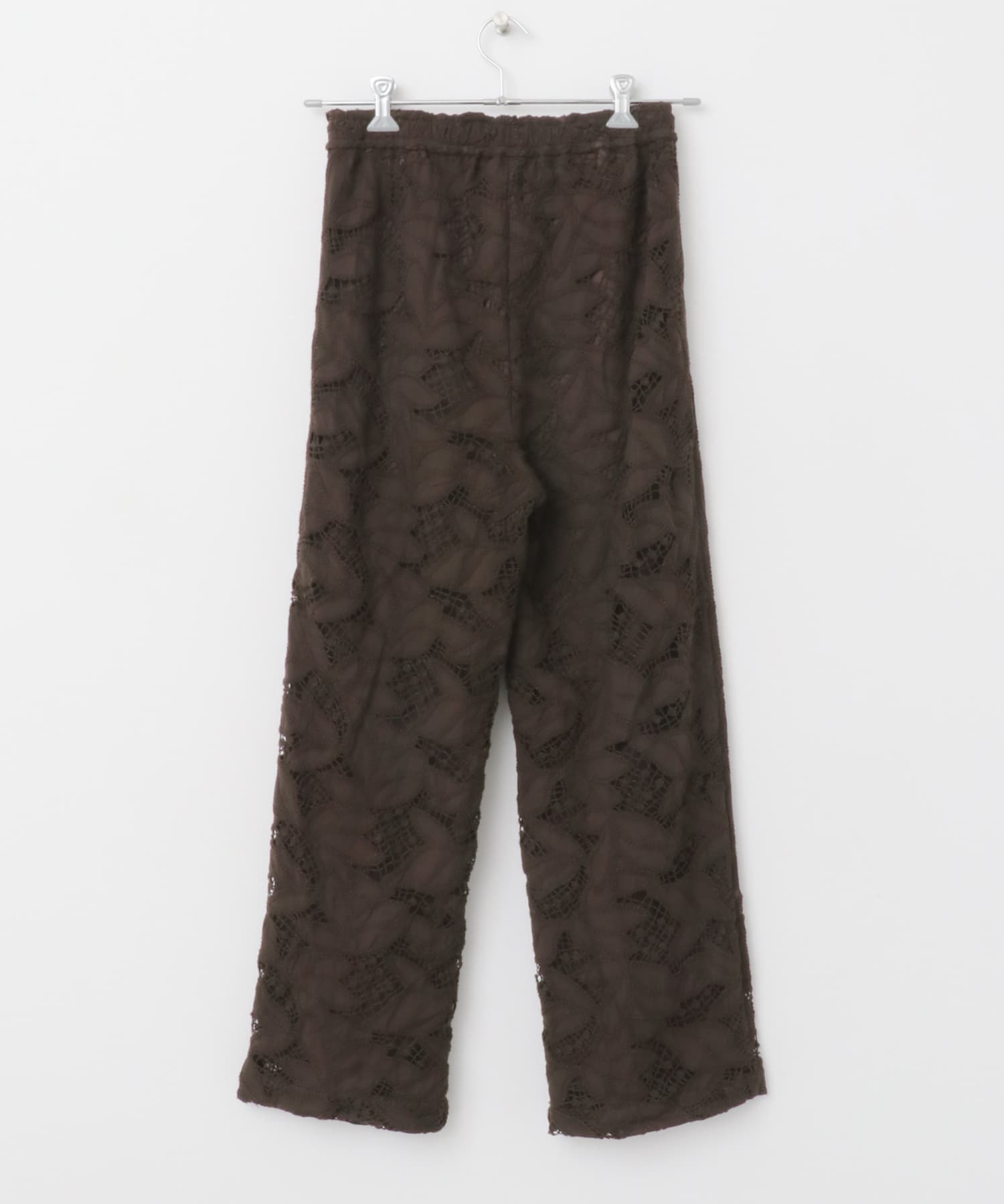 ケミカルレースイージーパンツ BROWN one