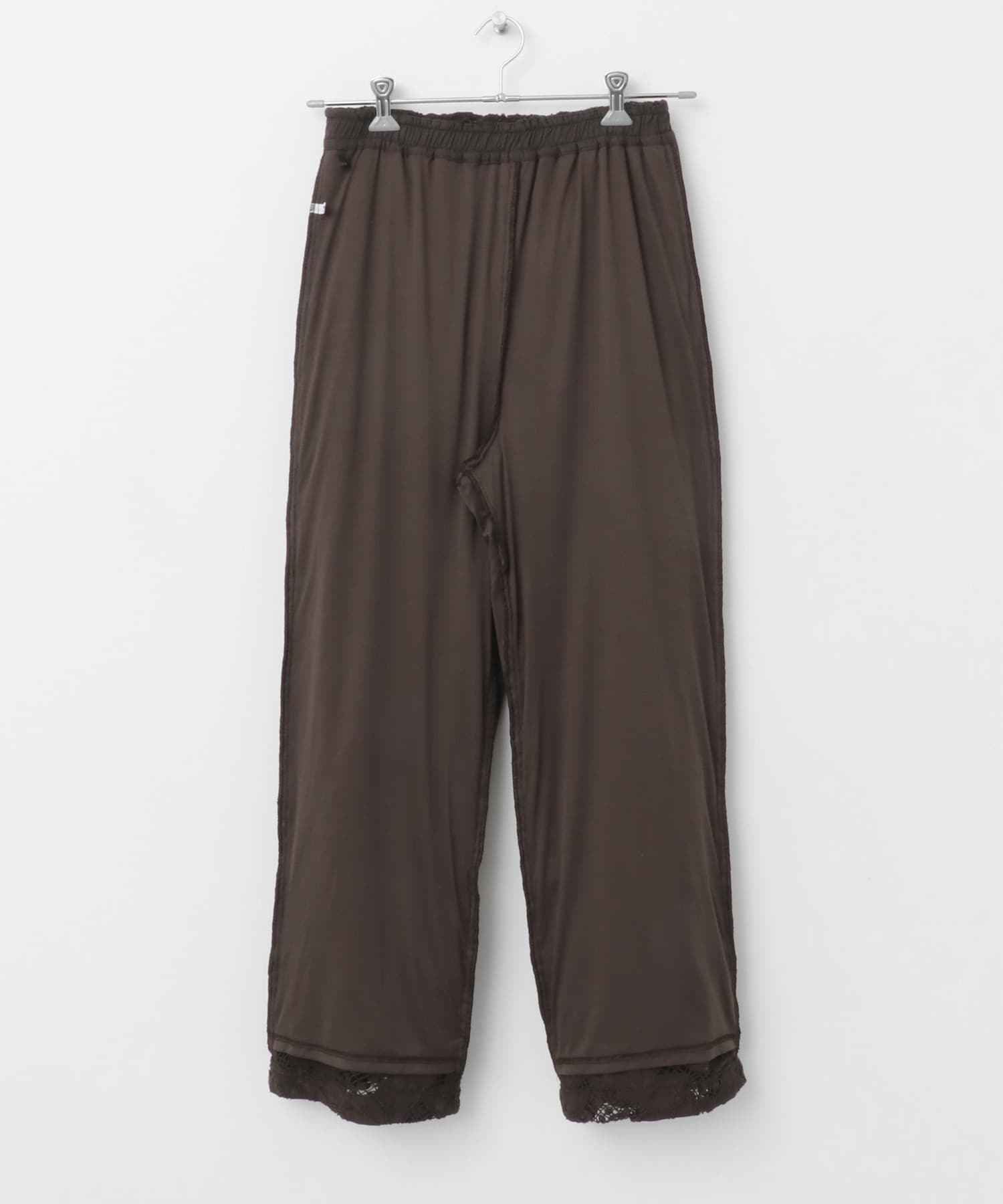 ケミカルレースイージーパンツ BROWN one