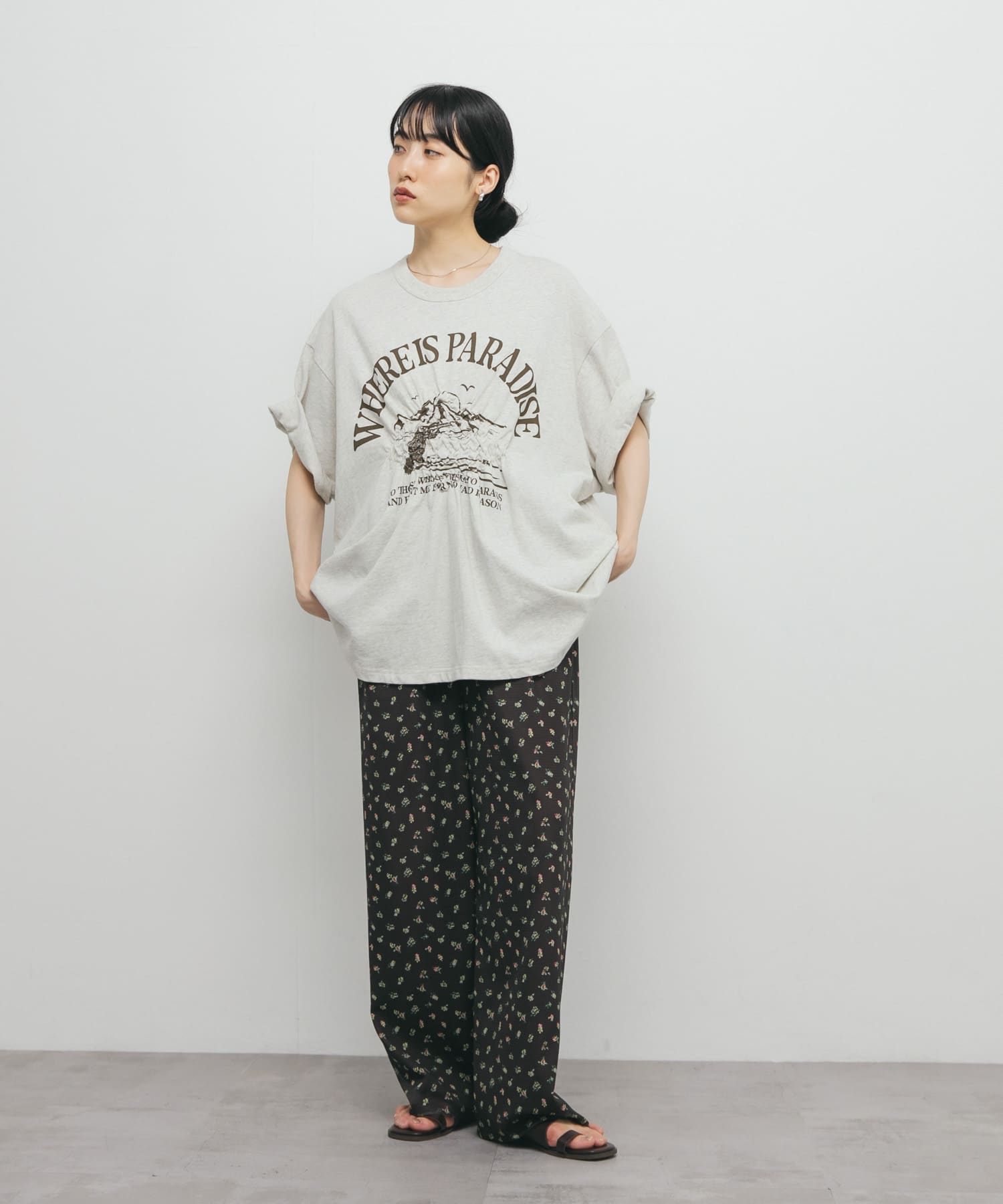 身長：160cm サイズ：one