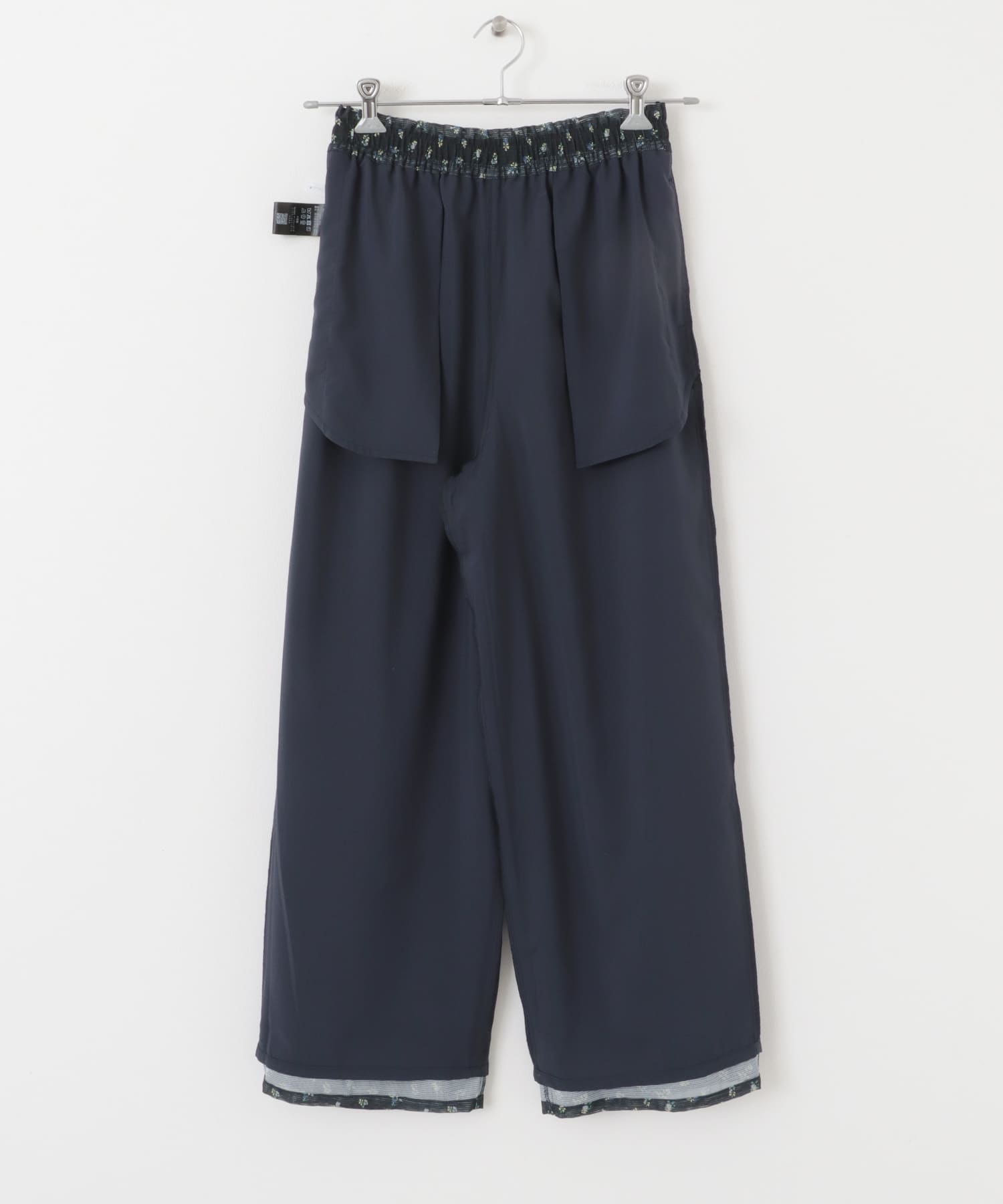 フラワープリントメッシュパンツ NAVY one