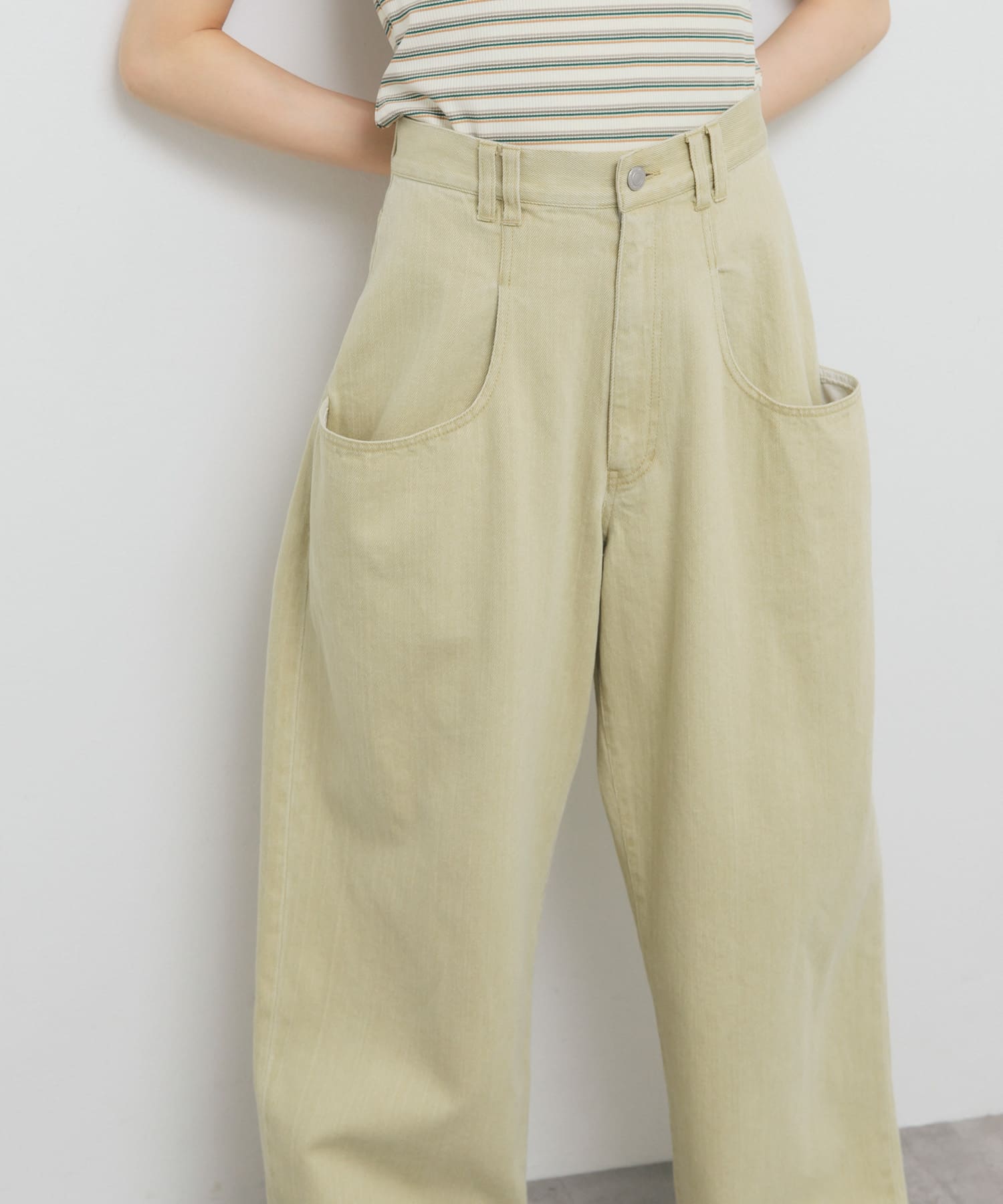 『3サイズ展開』BIGポケットデザインツイルパンツ