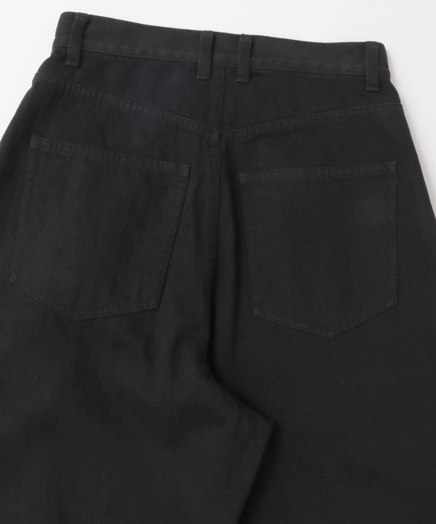 『3サイズ展開』BIGポケットデザインツイルパンツ BLACK 34