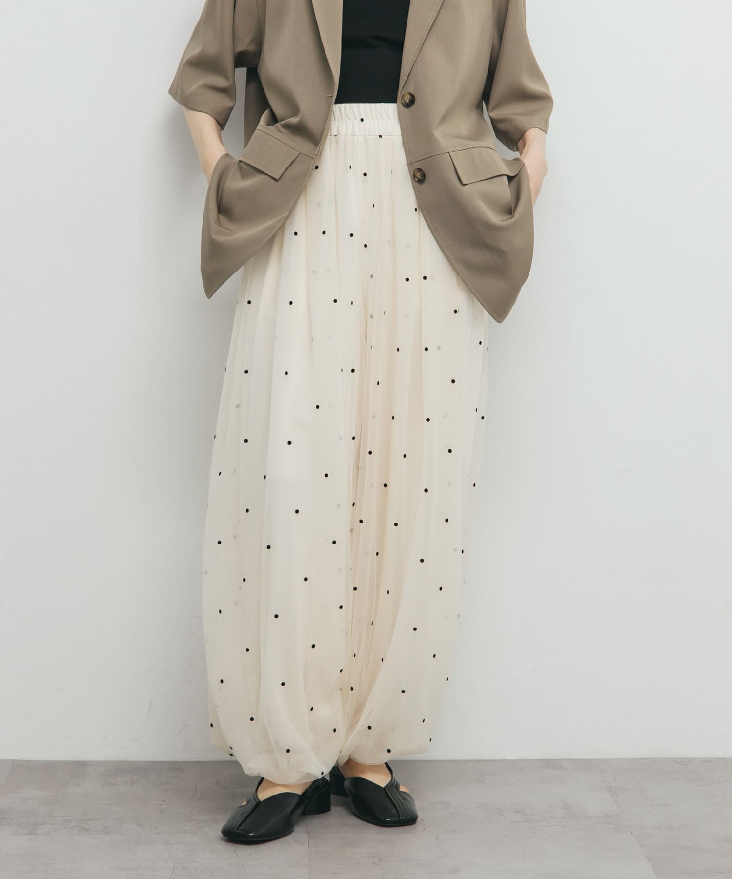 身長：160cm サイズ：one