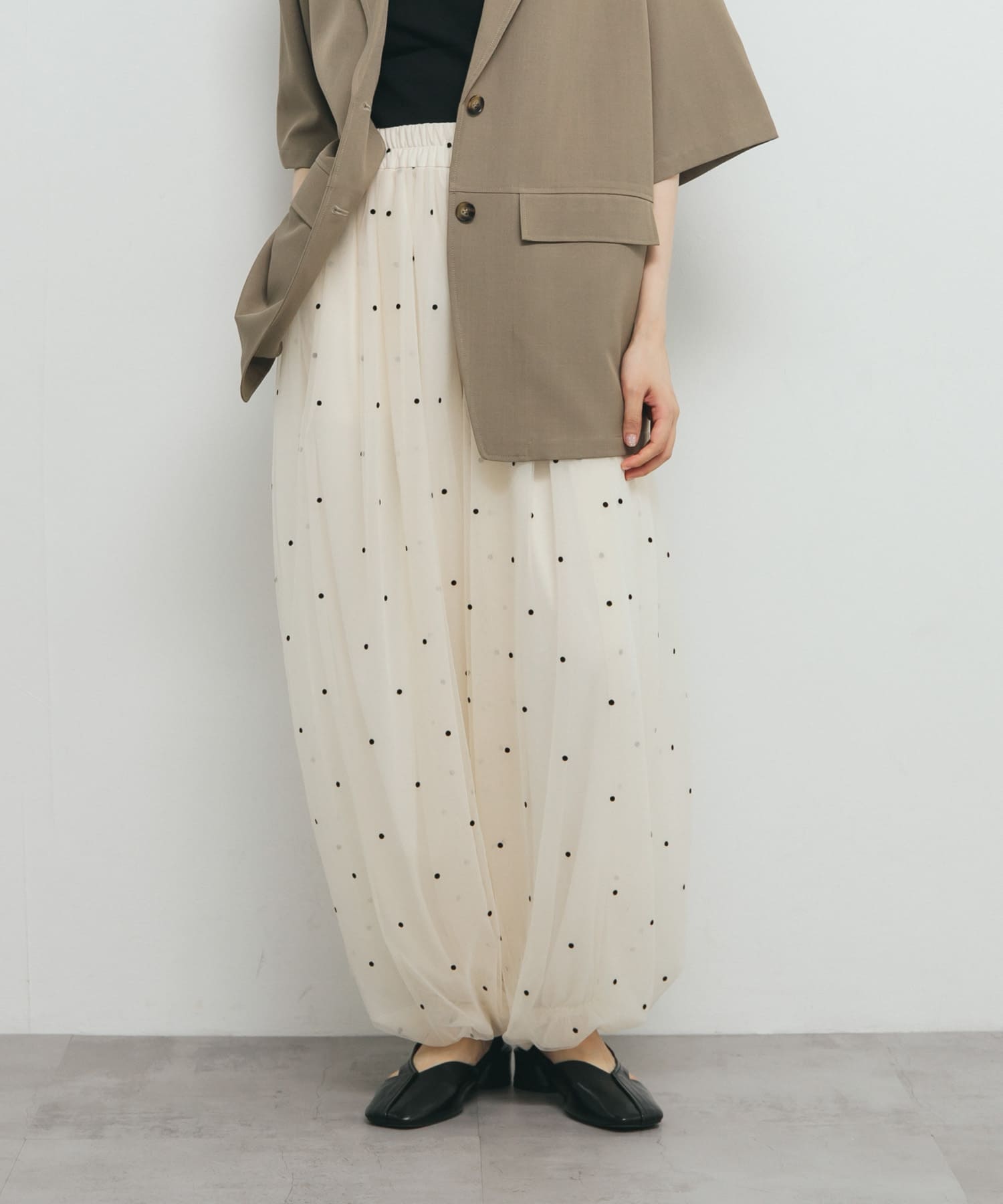 身長：160cm サイズ：one