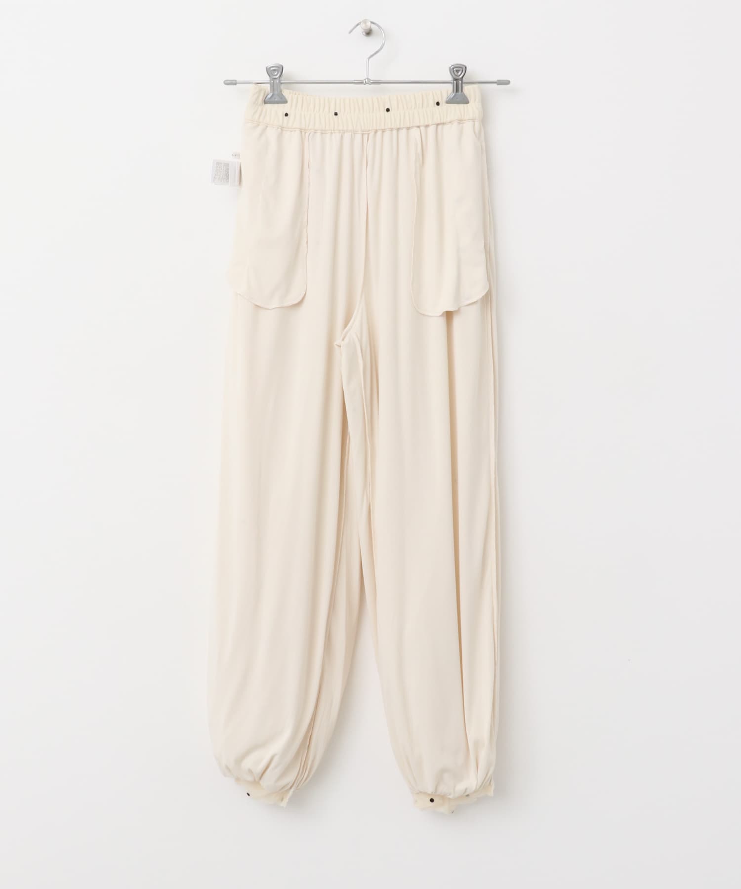 フロッキードットチュールバルーンパンツ IVORY one