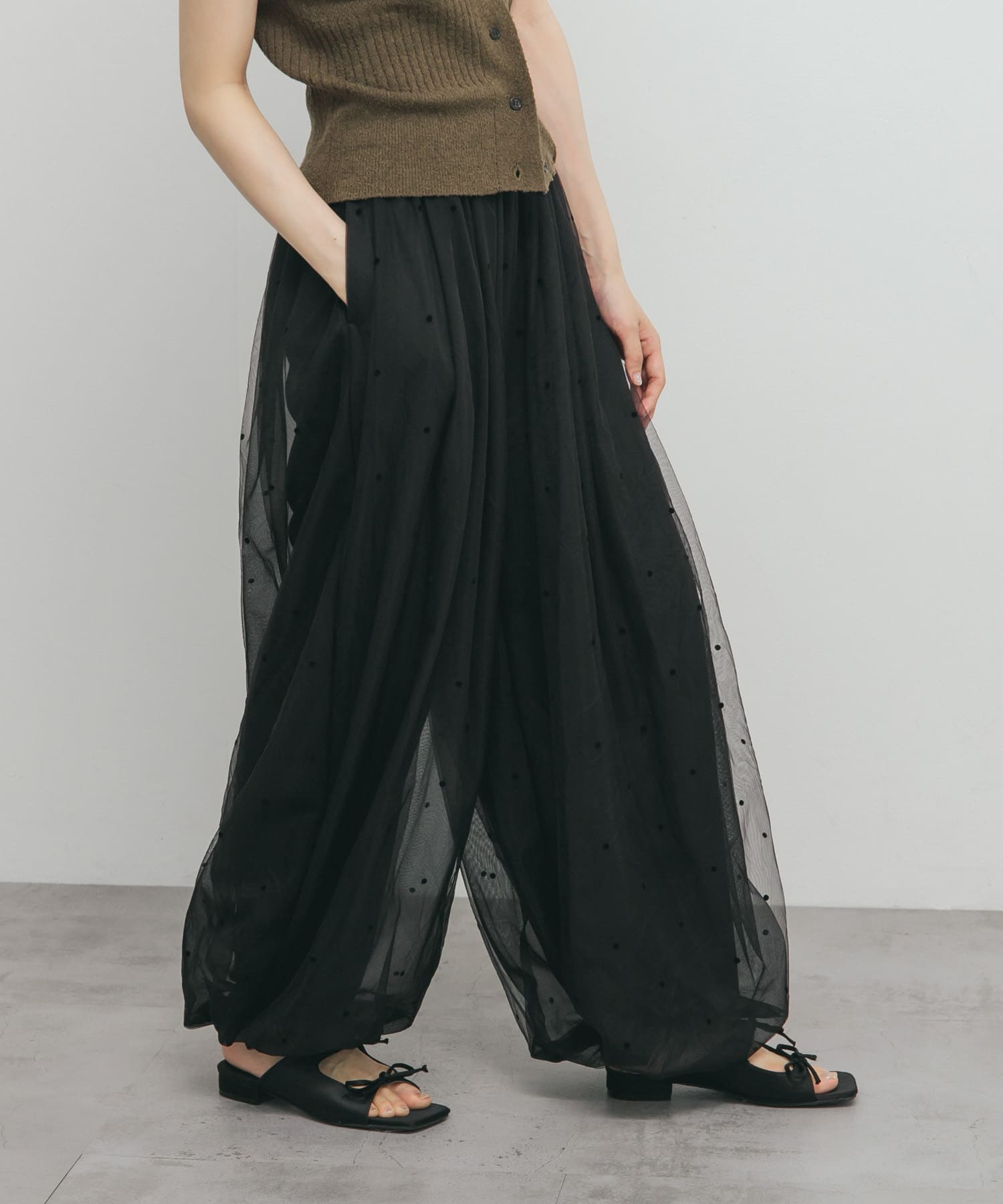 身長：160cm サイズ：one