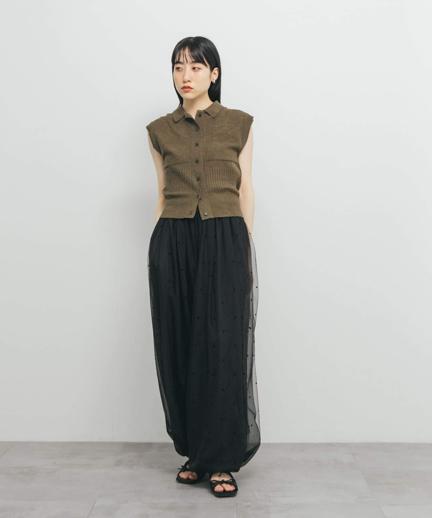 身長：160cm サイズ：one