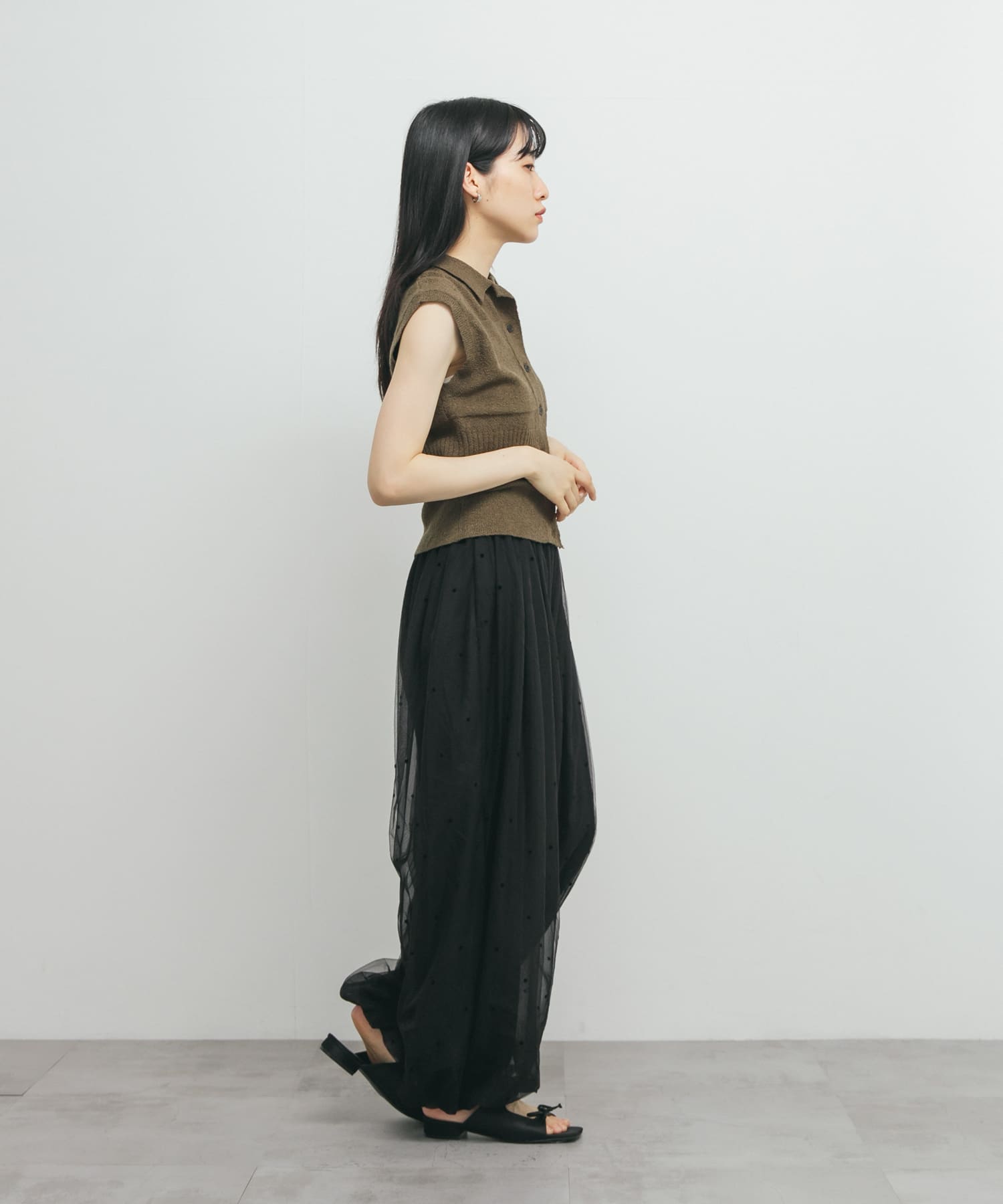 身長：160cm サイズ：one