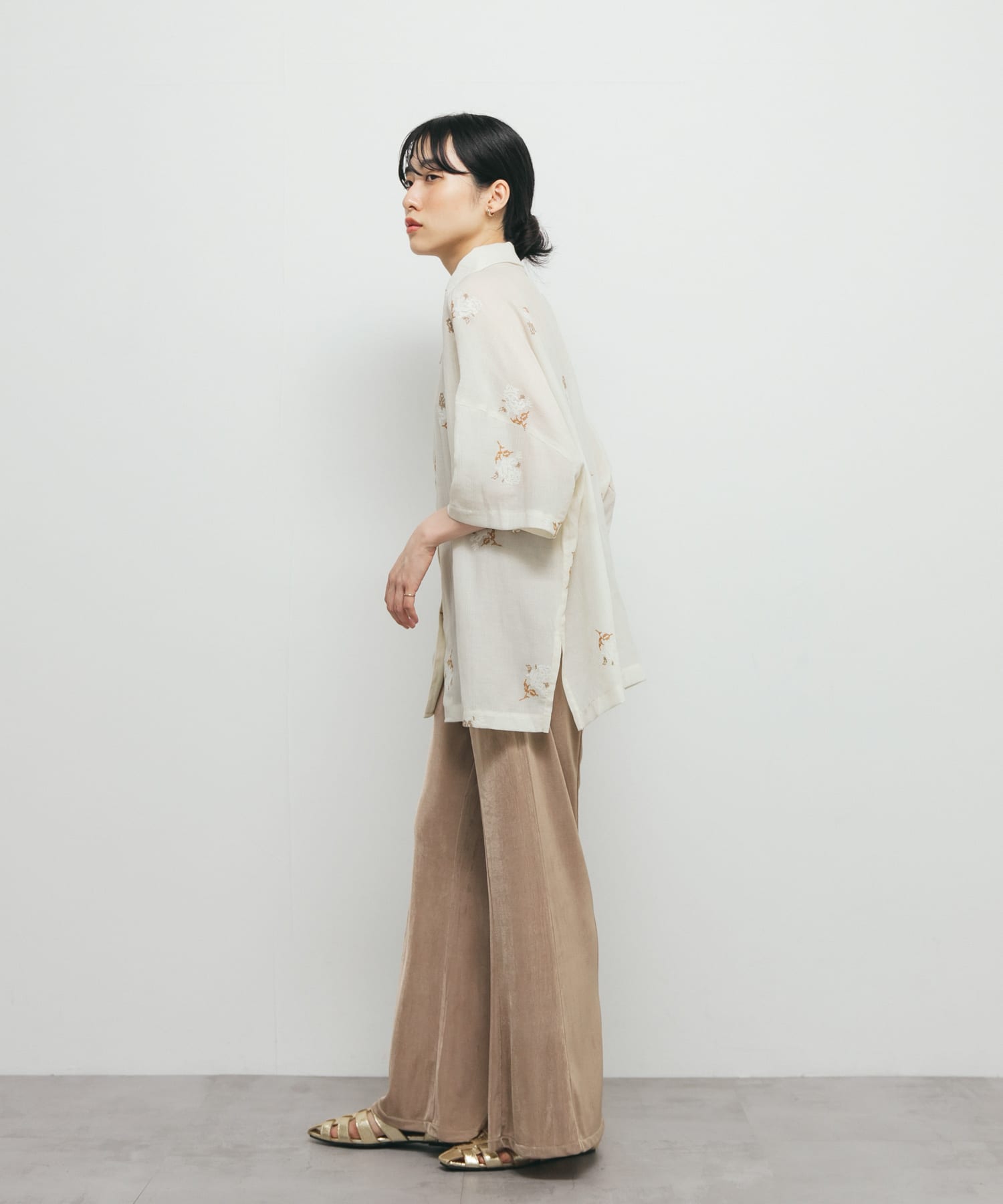 身長：160cm サイズ：one