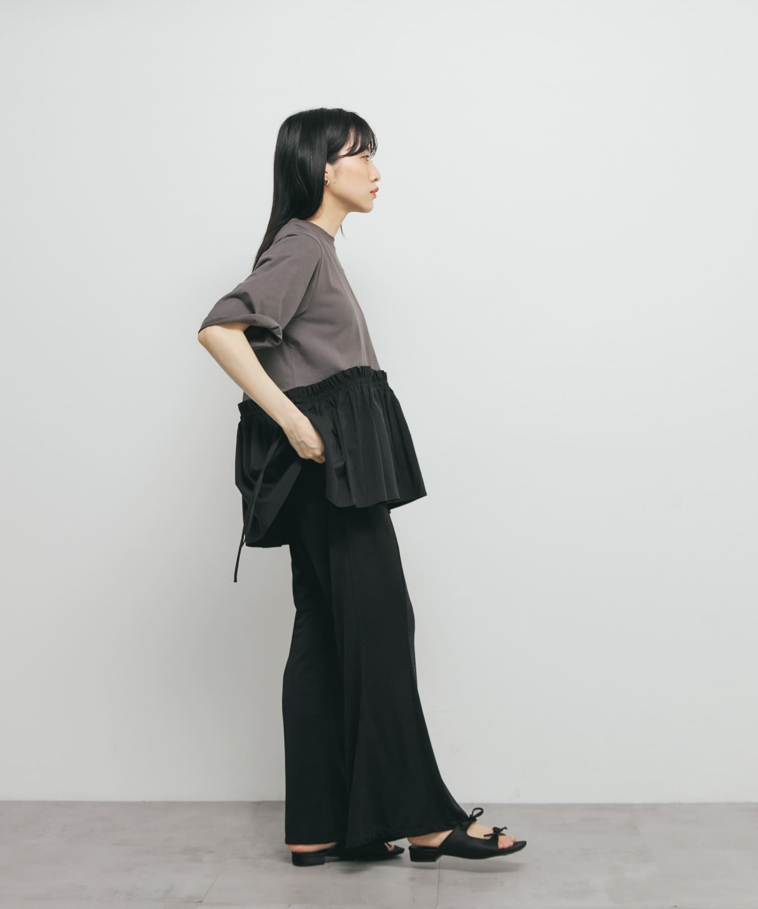 身長：160cm サイズ：one