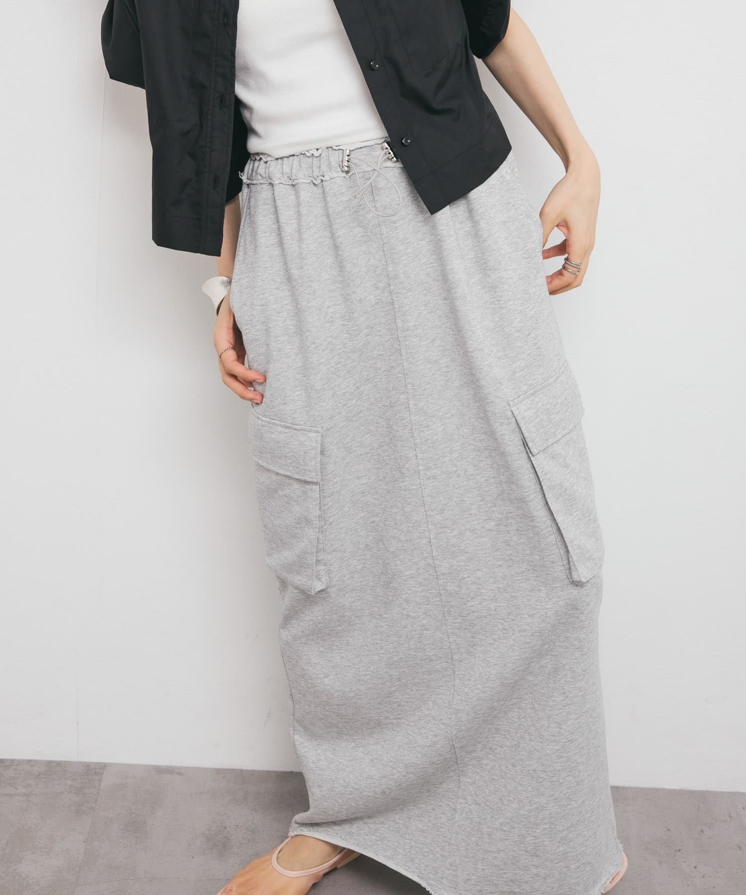 身長：160cm サイズ：one