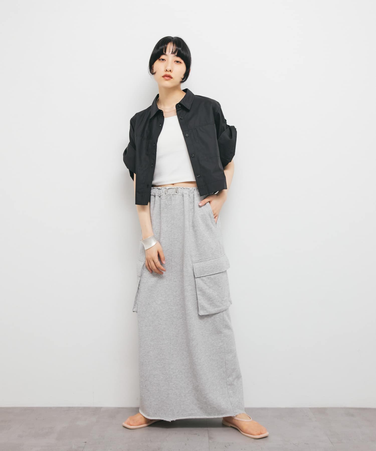 身長：160cm サイズ：one
