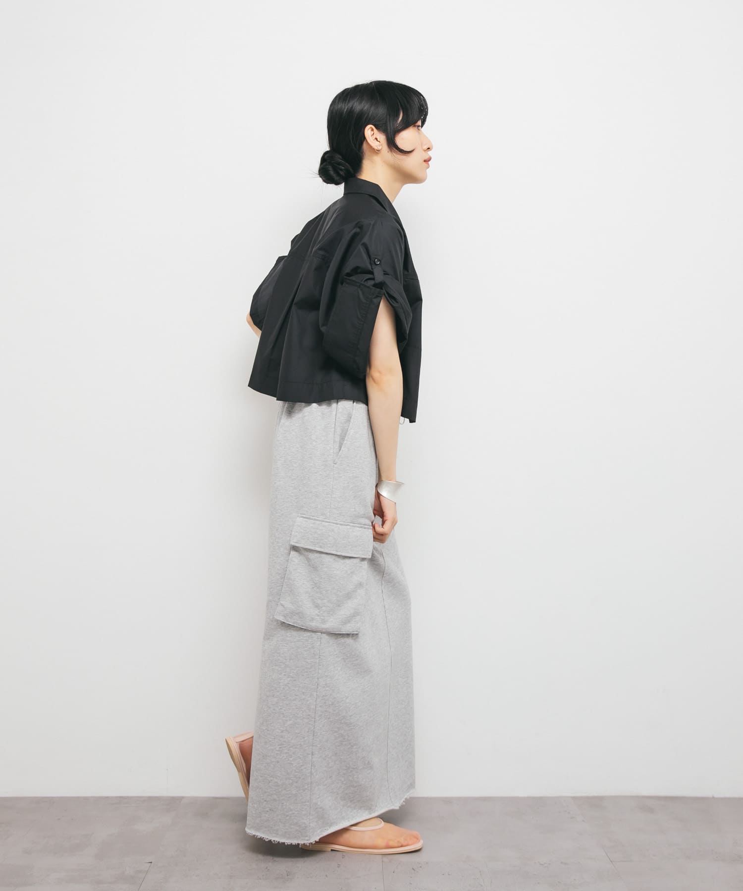 身長：160cm サイズ：one