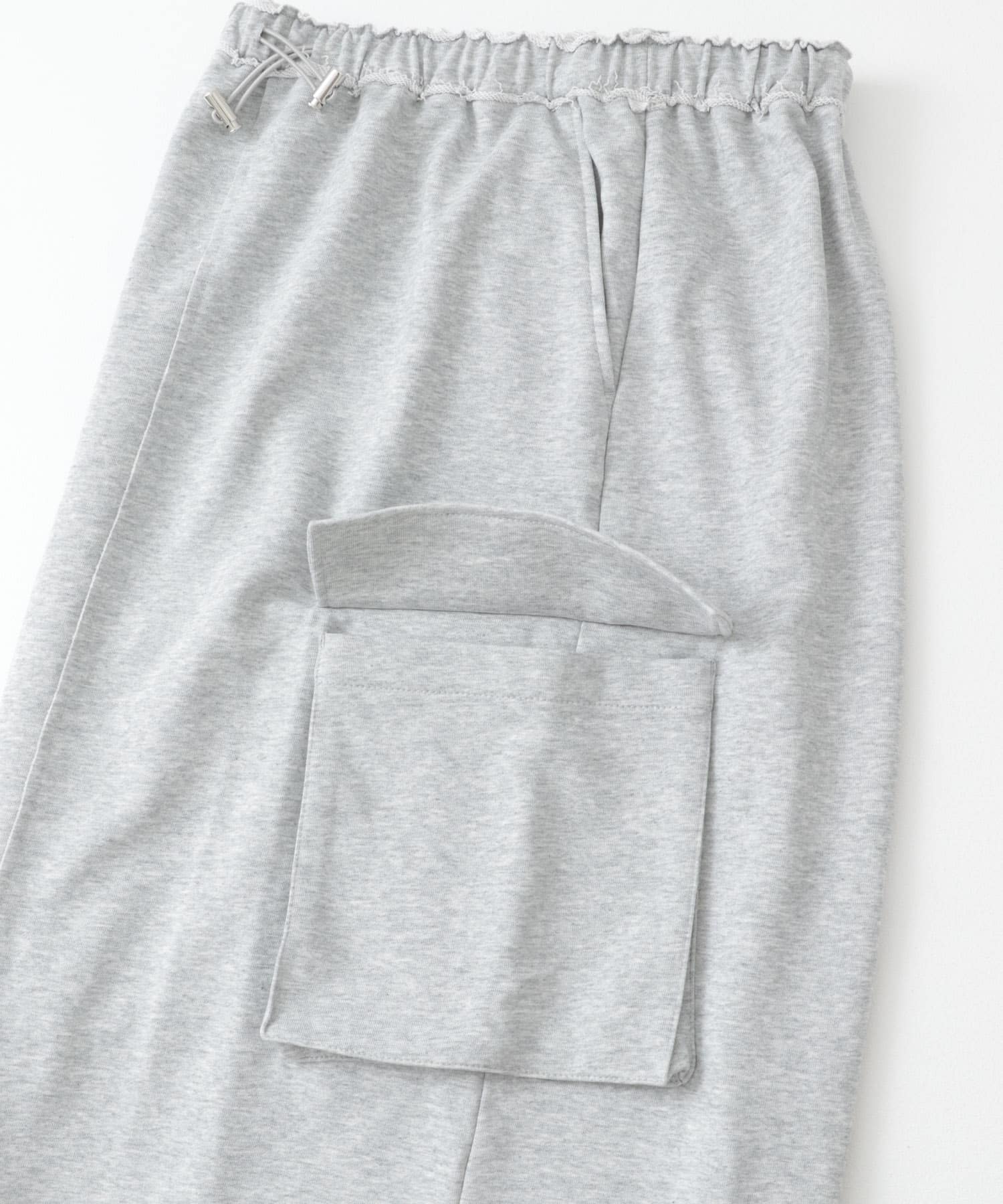 スウェットカーゴスカート TOP GRAY one