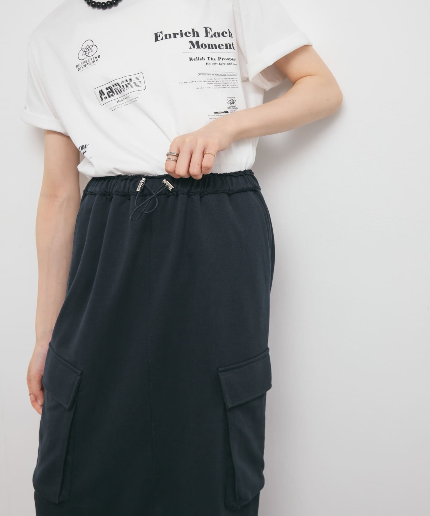 身長：160cm サイズ：one