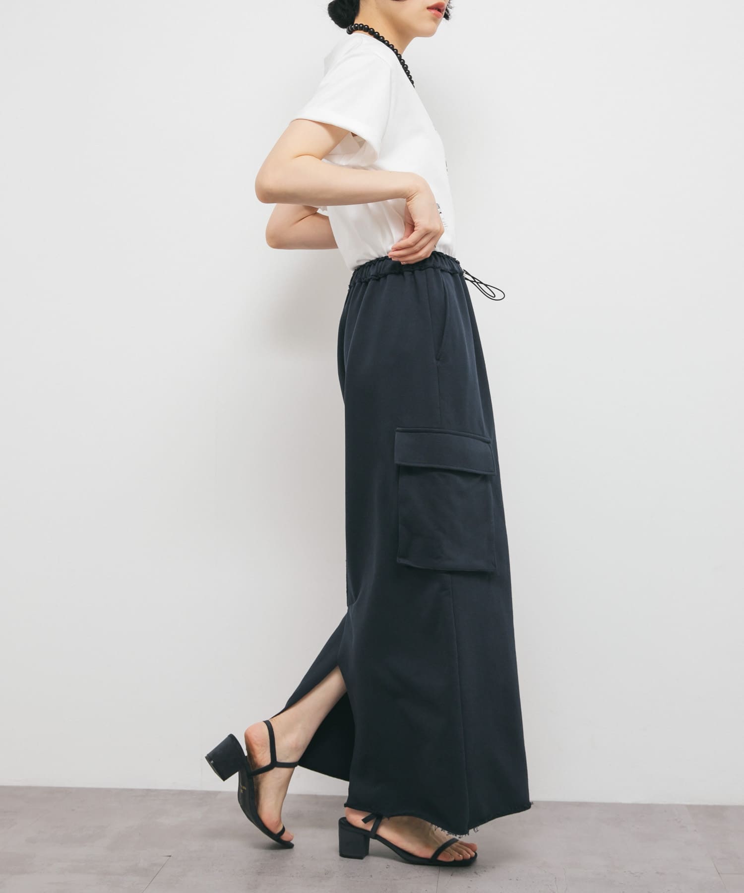 身長：160cm サイズ：one
