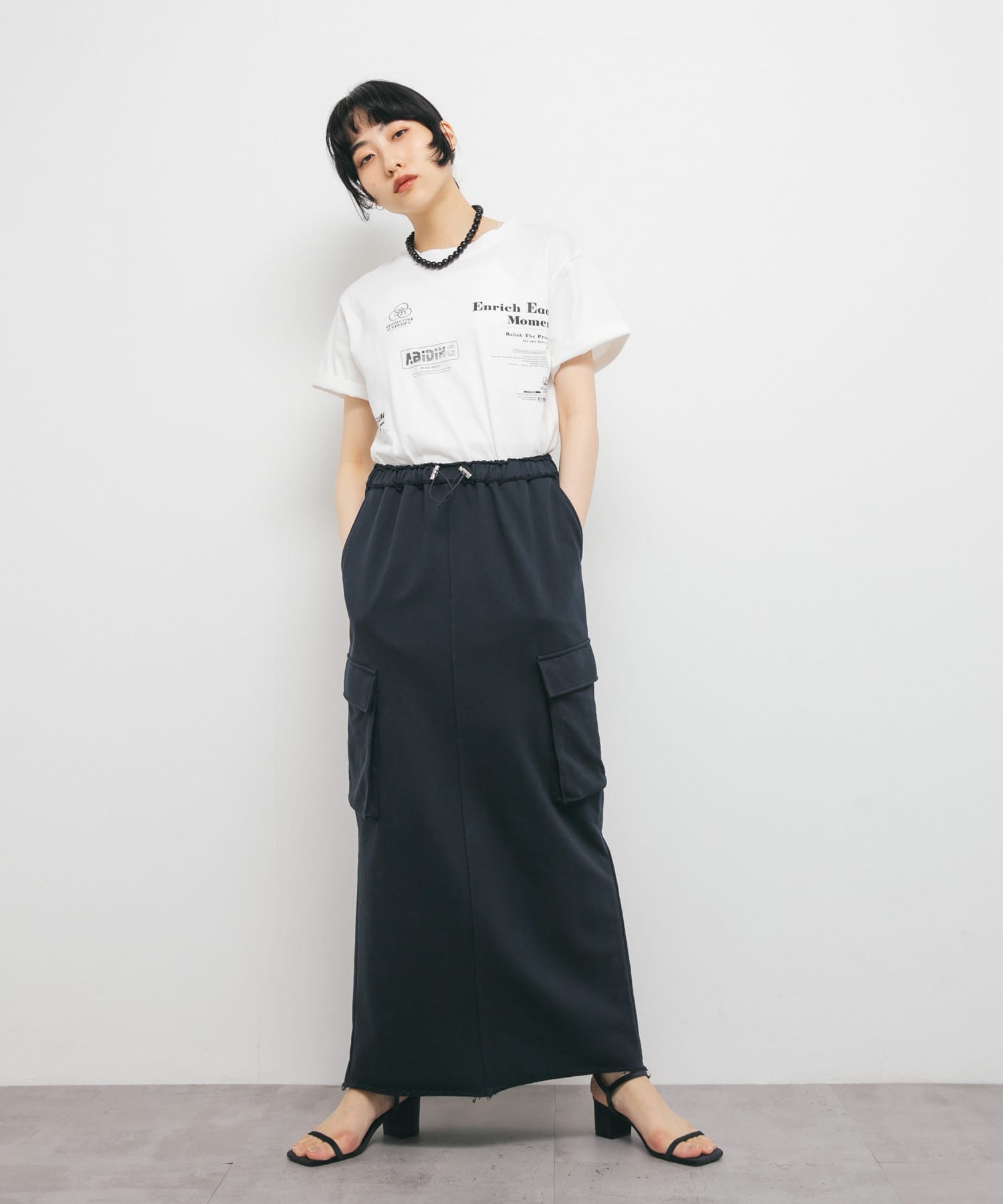 身長：160cm サイズ：one
