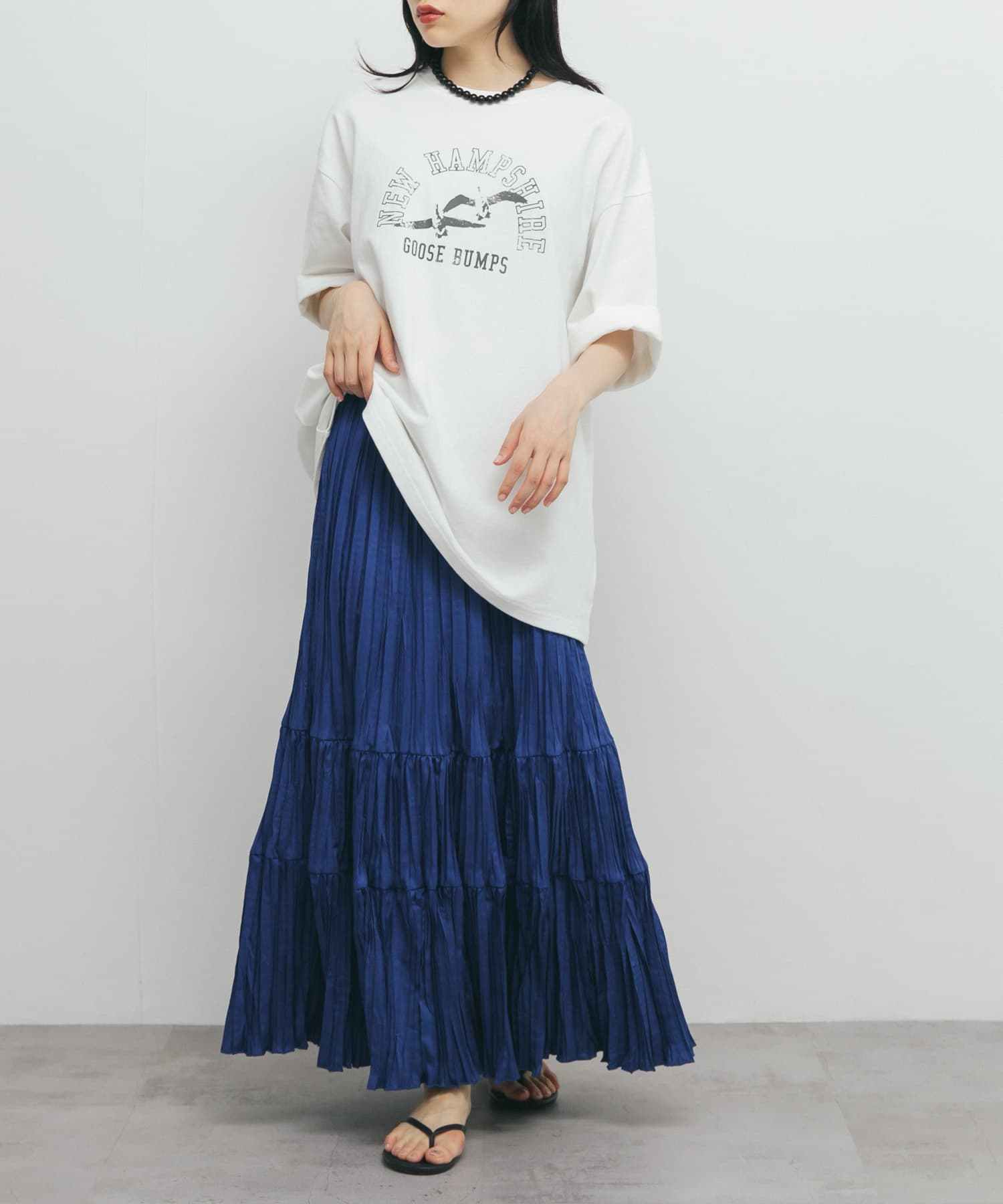 ランダムプリーツスカート