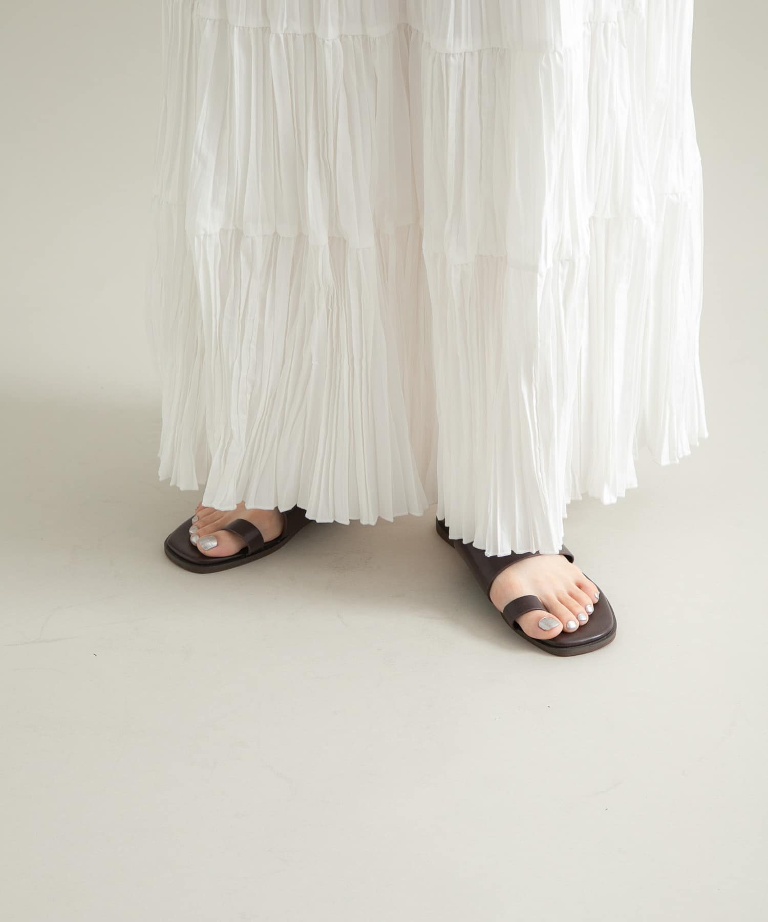 ランダムプリーツスカート