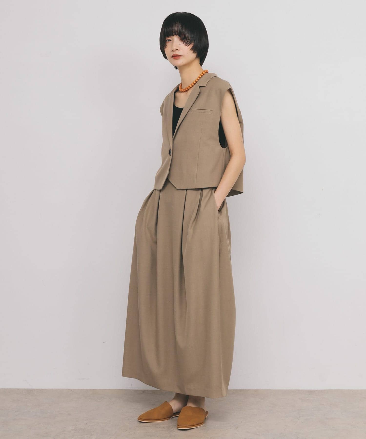 身長：159cm サイズ：one