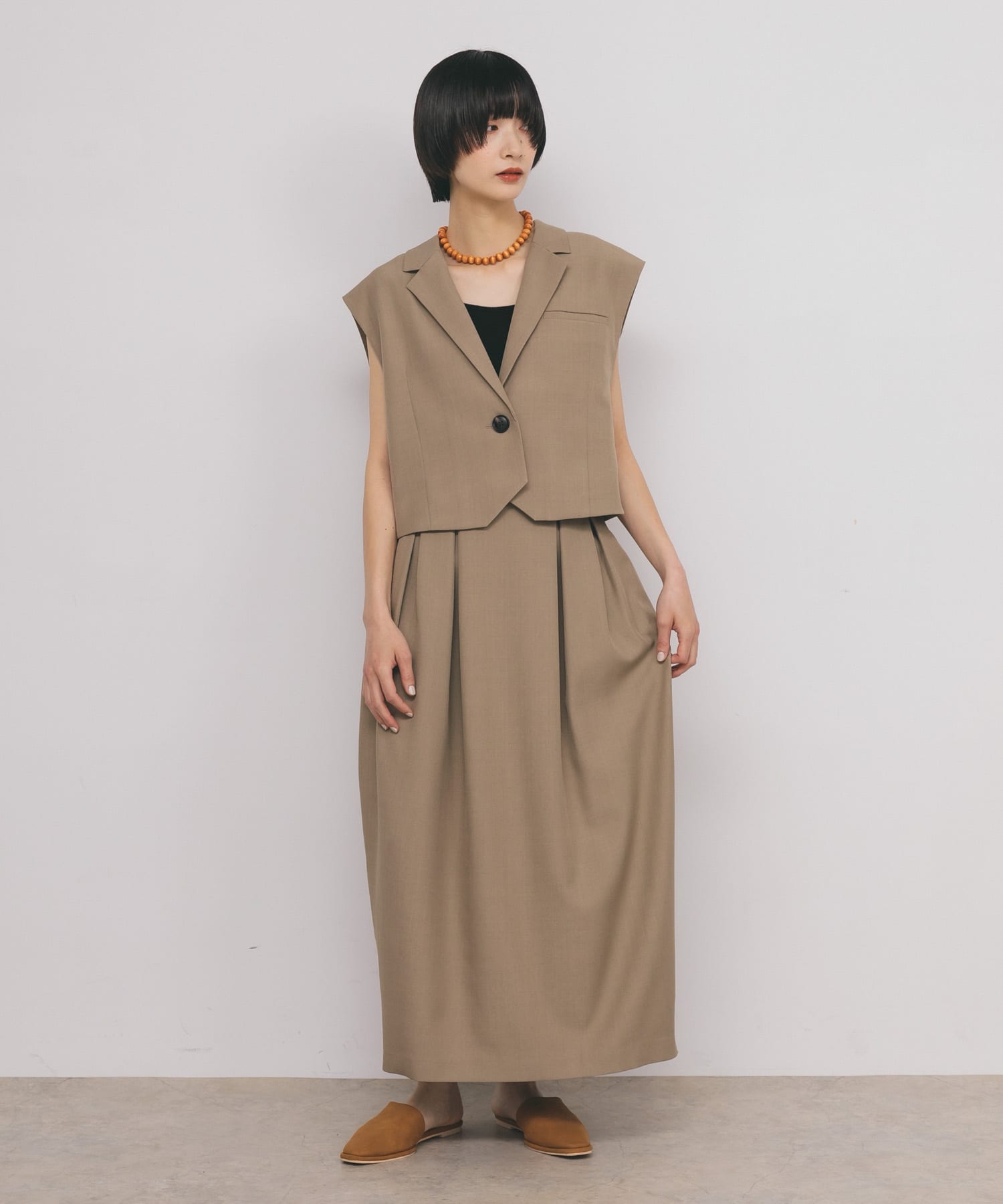 身長：159cm サイズ：one