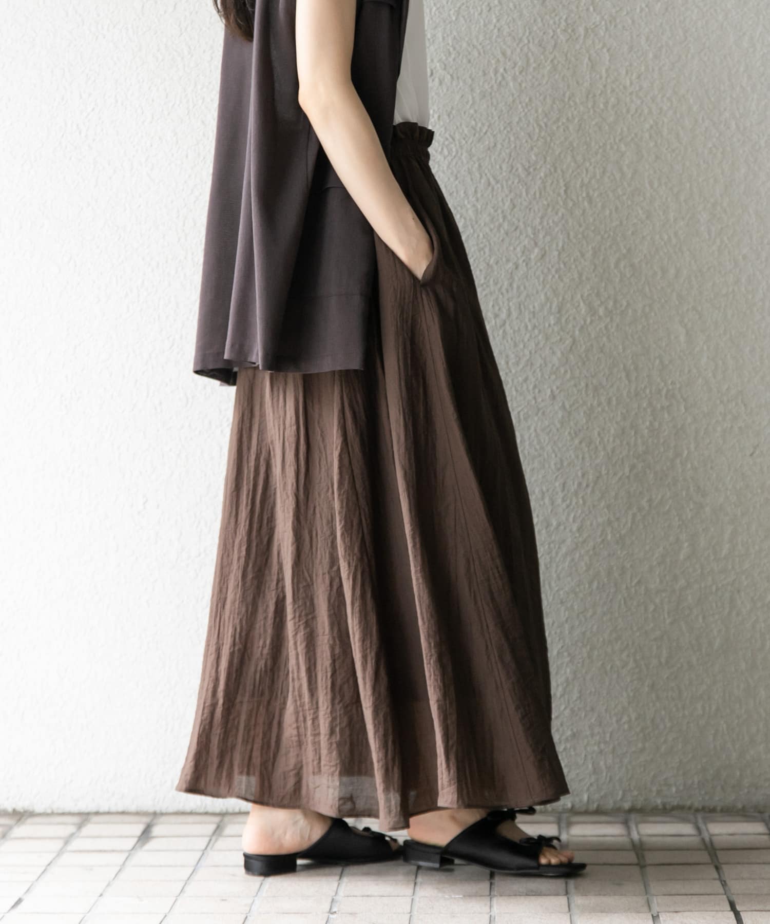 身長：160cm サイズ：one