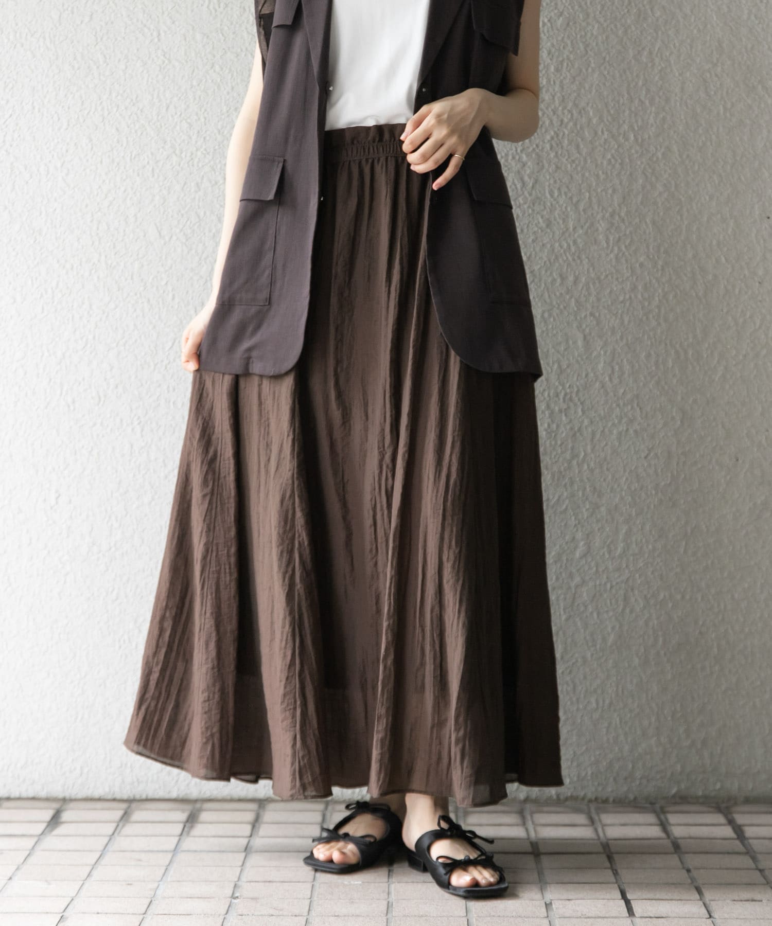 身長：160cm サイズ：one