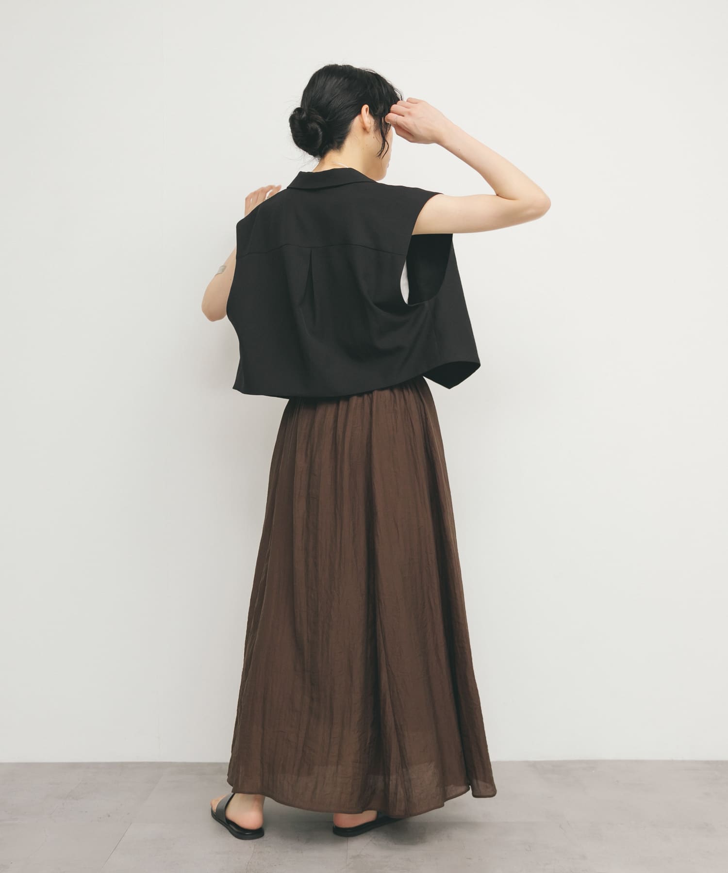 身長：160cm サイズ：one